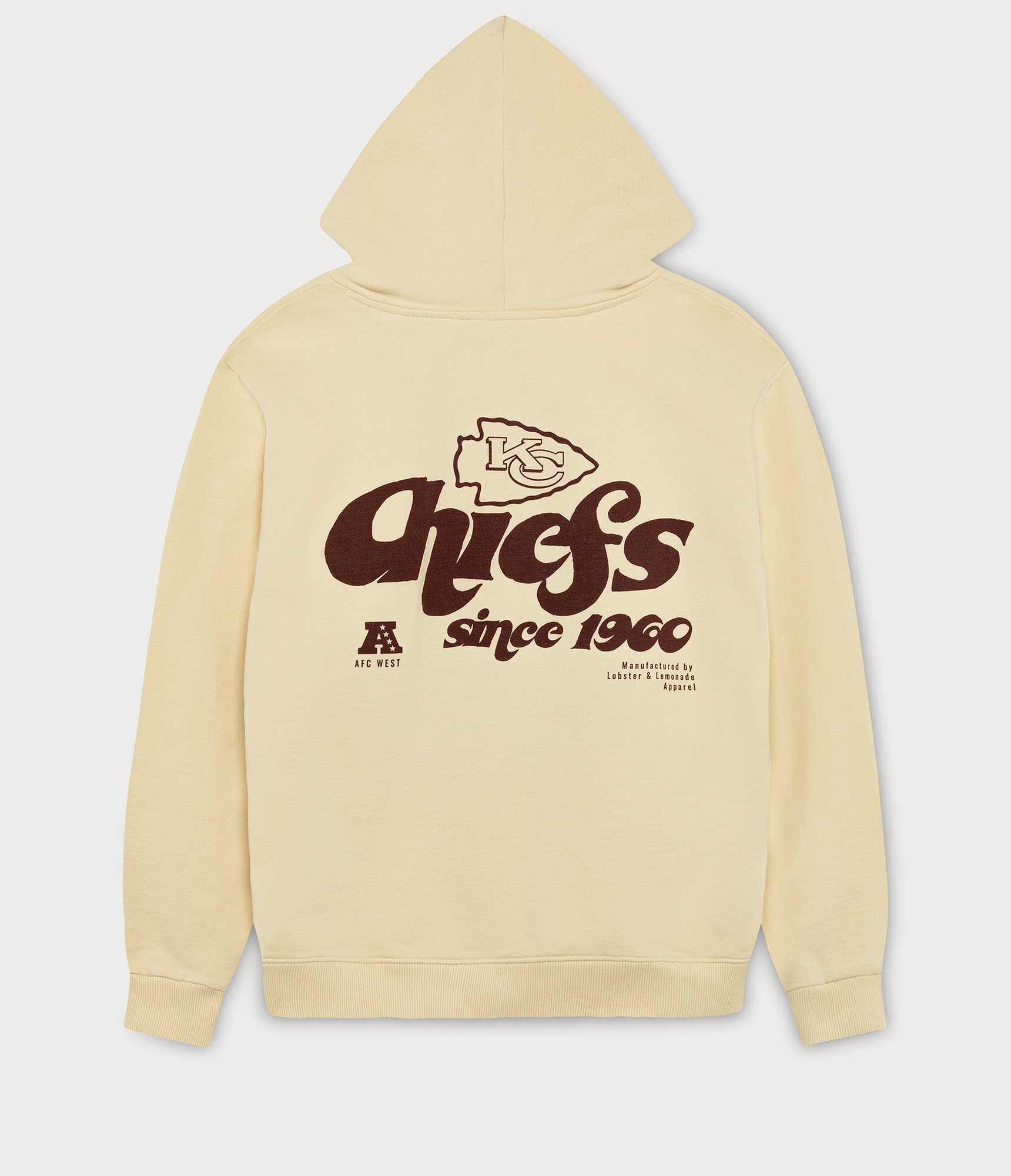 Kansas City Chiefs L&L '76 Classics NFL Hoodie Cream