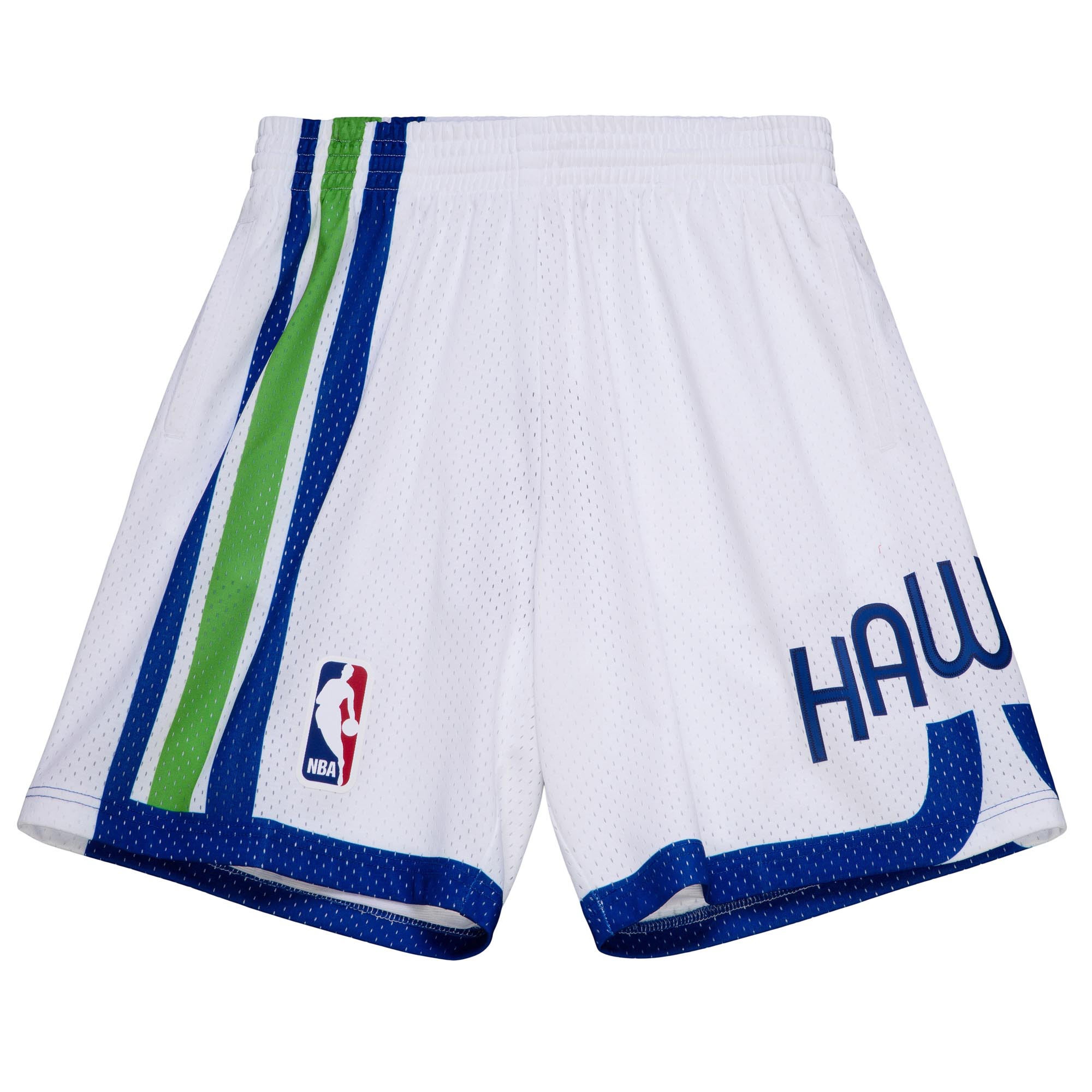 Atlanta Hawks 1970-71 Mitchell & Ness Swingman NBA Shorts Weiß