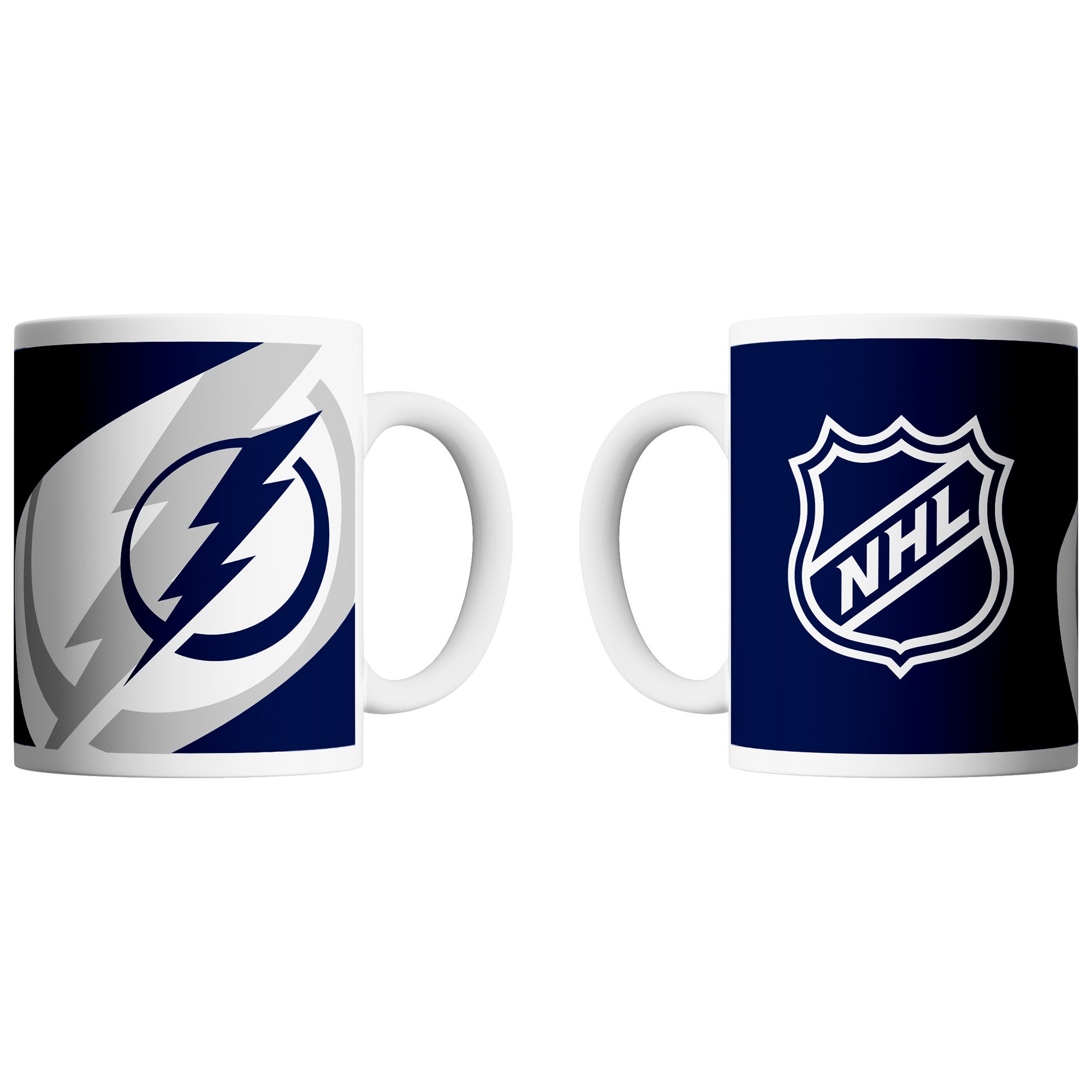 Tampa Bay Lightning Shadow Logo & Shield NHL Mug (330 ml)