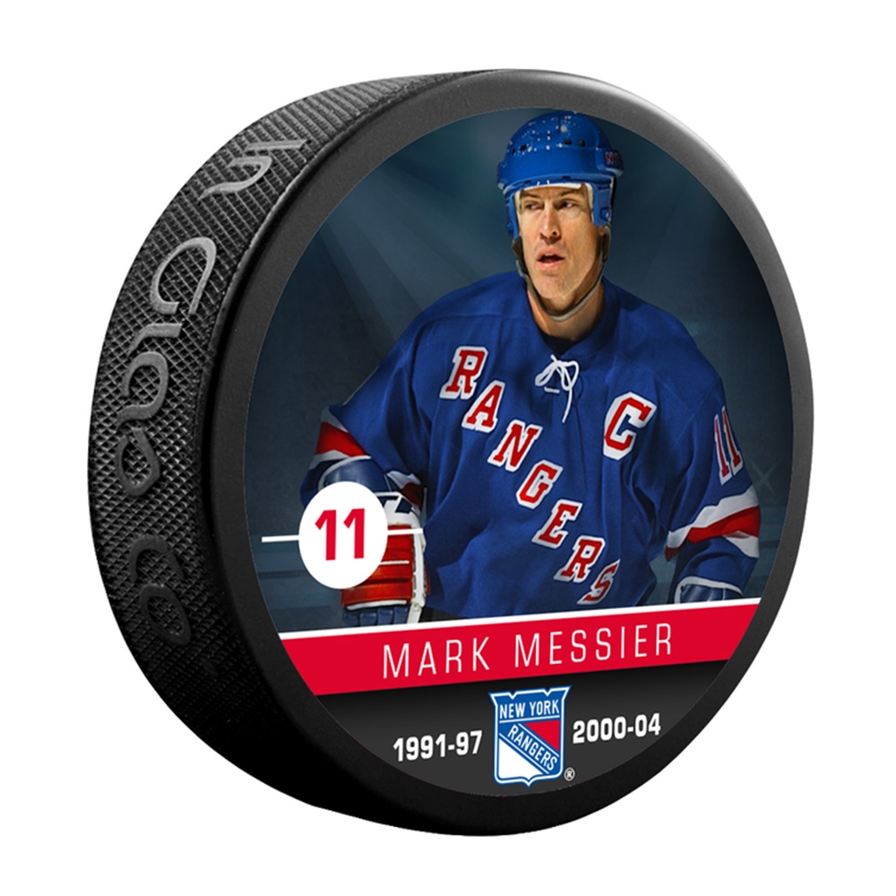 Mark Messier New York Rangers Alumni NHL Puck