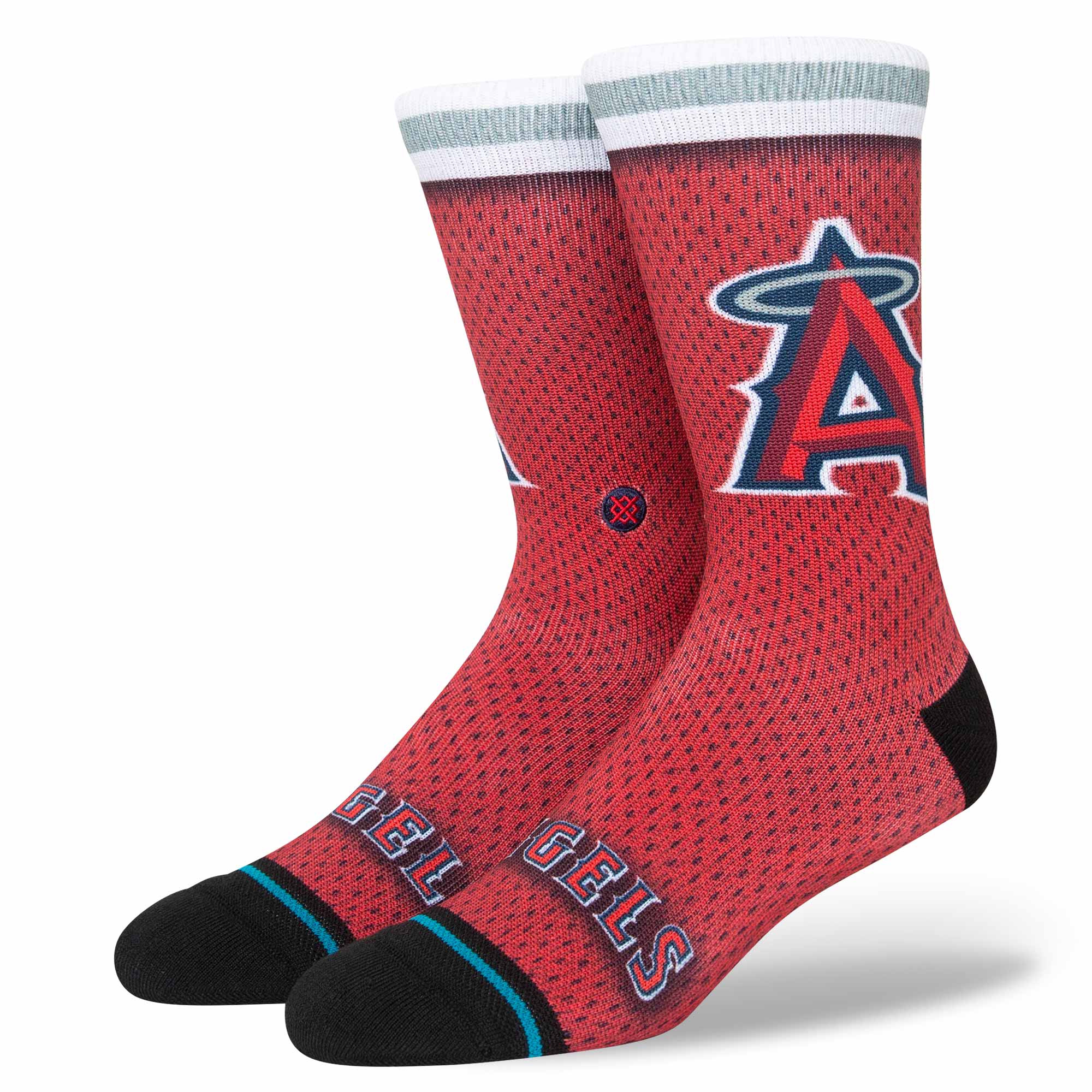 Los Angeles Angels MLB Batting Practice Stance Crew Socken