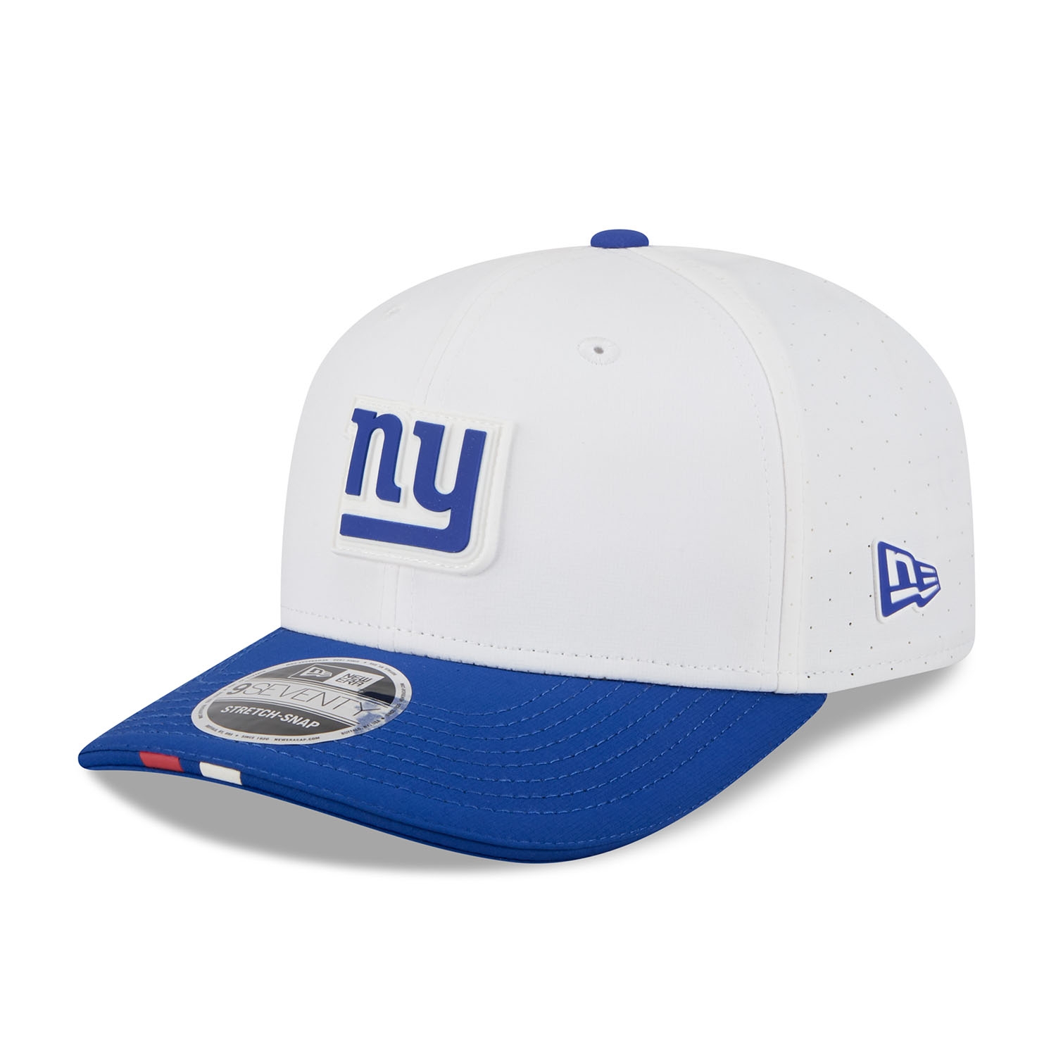 New York Giants 2025 NFL Training Camp New Era  9SEVENTY Stretch-Snap Cap OTC White