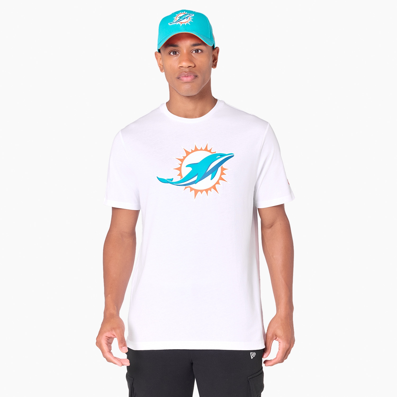 Miami Dolphins Team Logo Football NFL T-Shirt