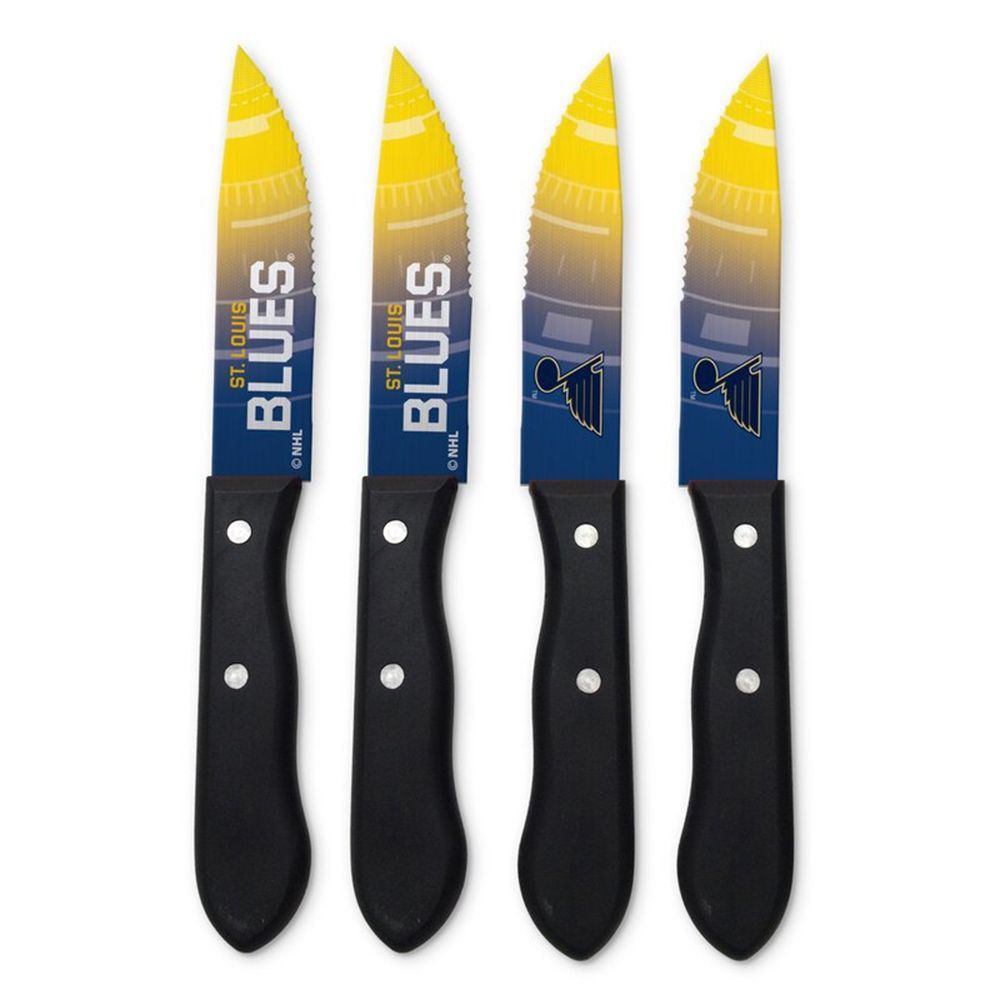 St. Louis Blues NHL Steak Knife Set (4-Piece)