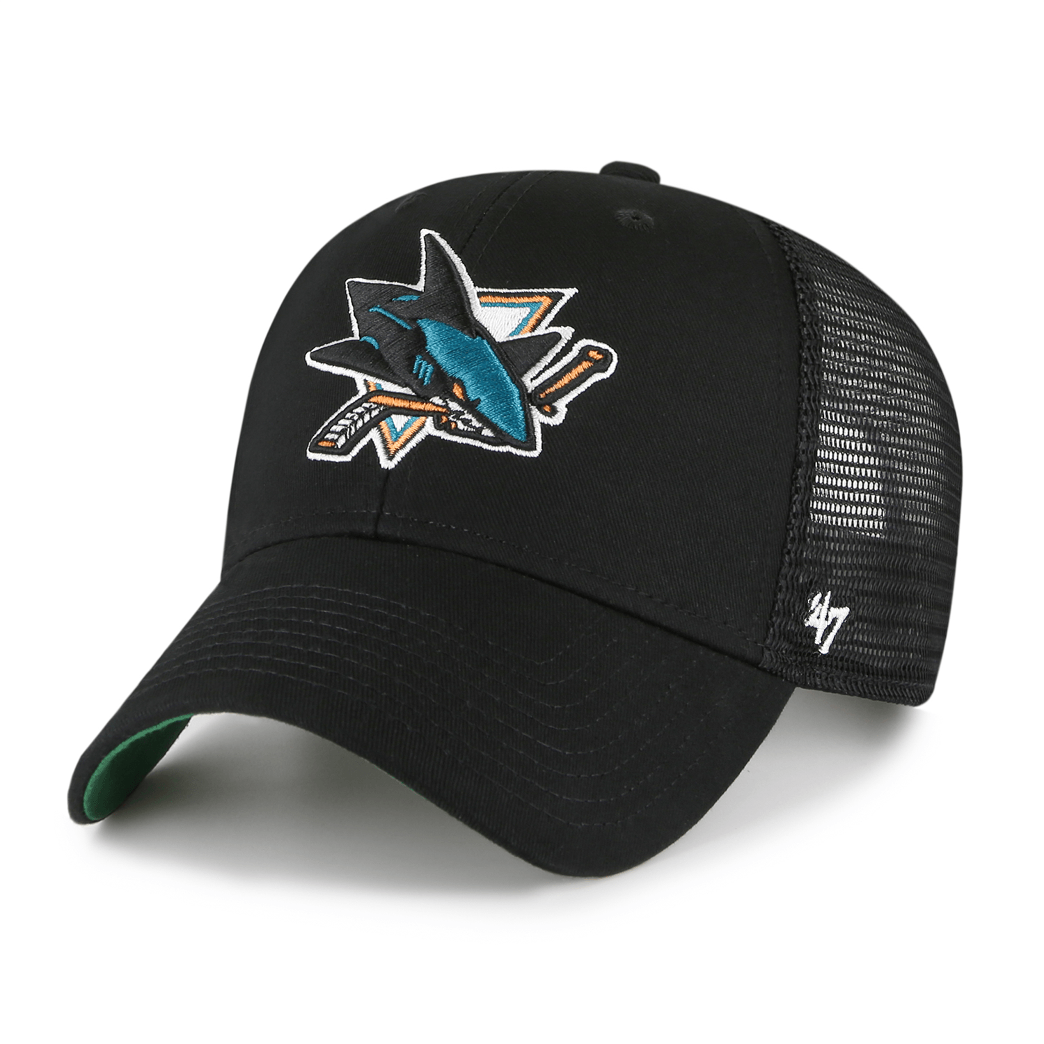 San Jose Sharks '47 MVP Branson NHL Trucker Cap Black