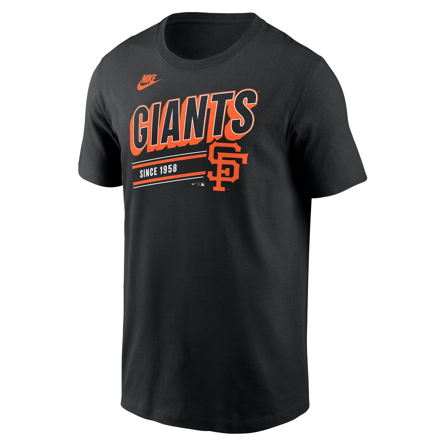 San Francisco Giants MLB Cooperstown Cotton T-Shirt Black