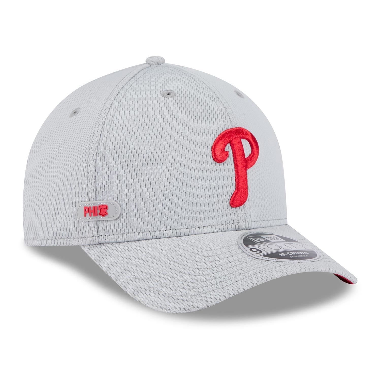 Philadelphia Phillies 2025 MLB Clubhouse 9FORTY M-Crown Snapback Cap Grau