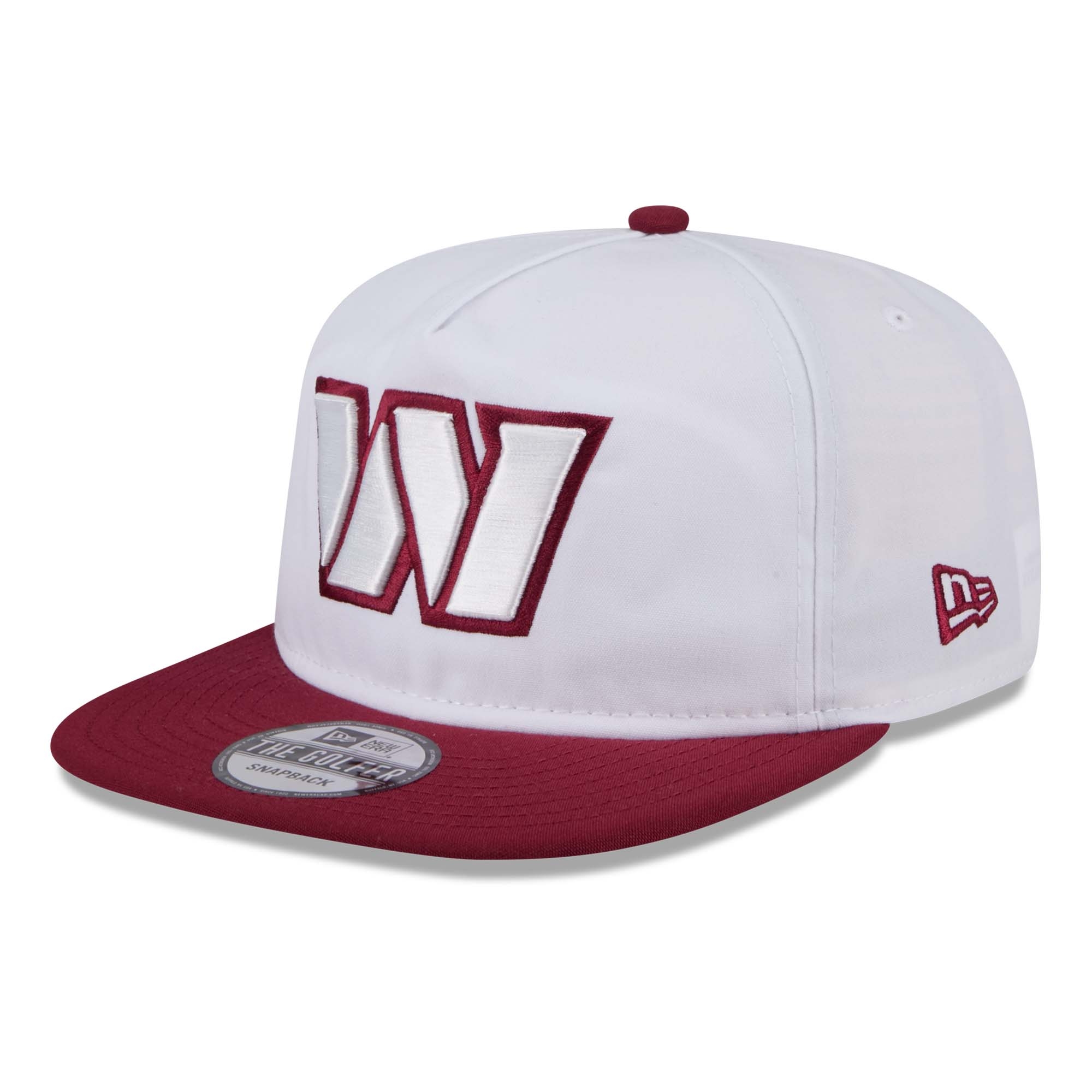 Washington Commanders 2024 NFL Training Camp New Era Golfer Snapback Cap Weiß