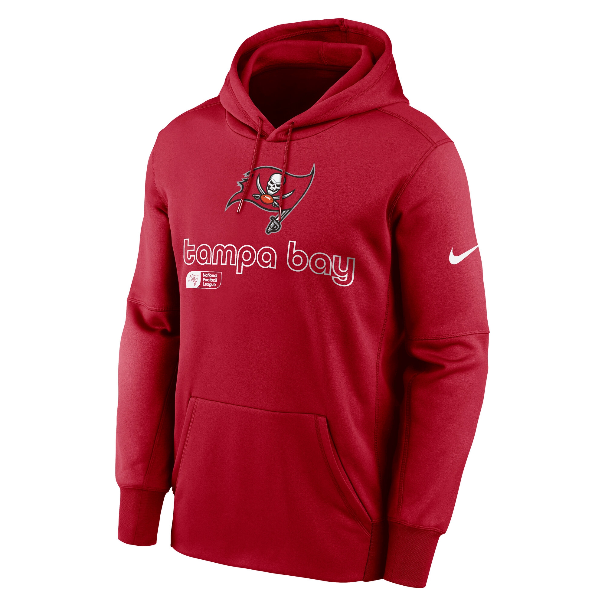 Tampa Bay Buccaneers Peformance Nike Therma-FIT NFL Hoodie Red