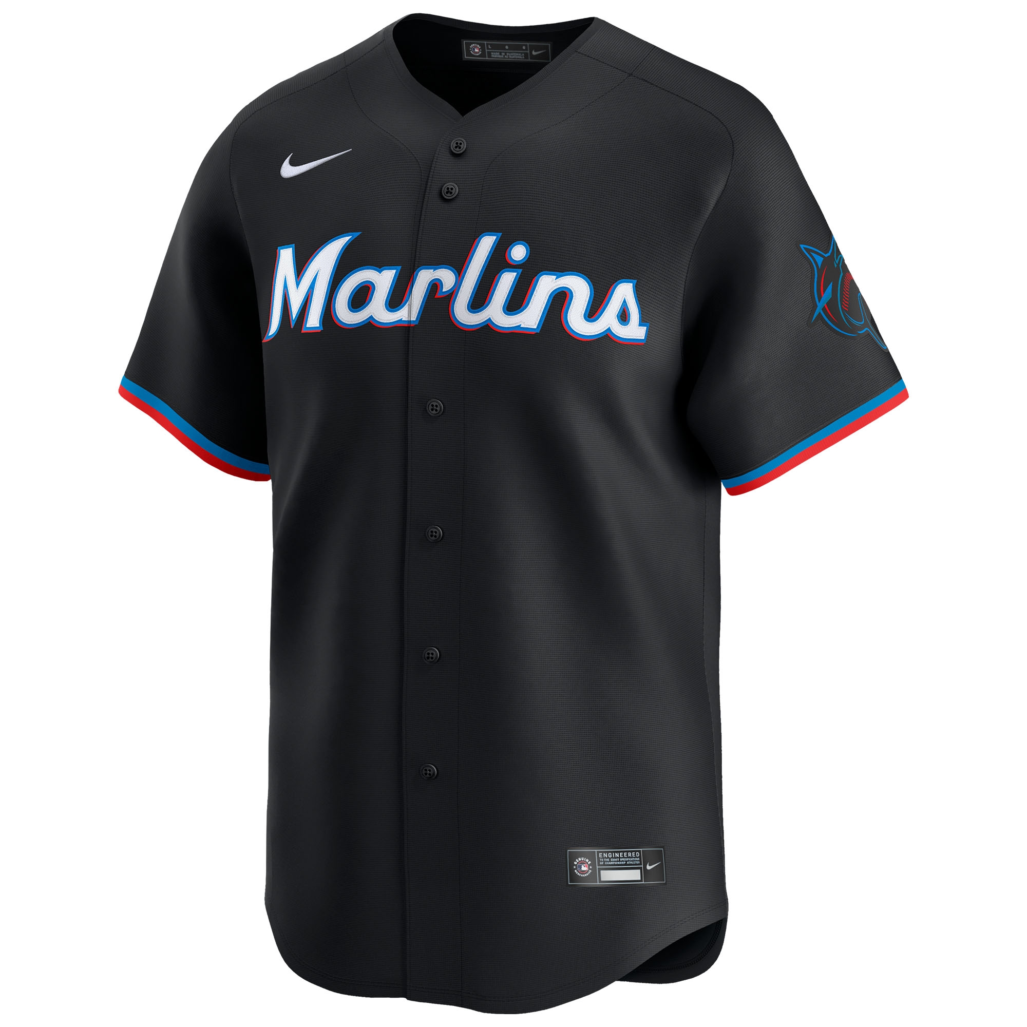 Miami Marlins Nike Limited MLB Baseball Jersey Alternate Black