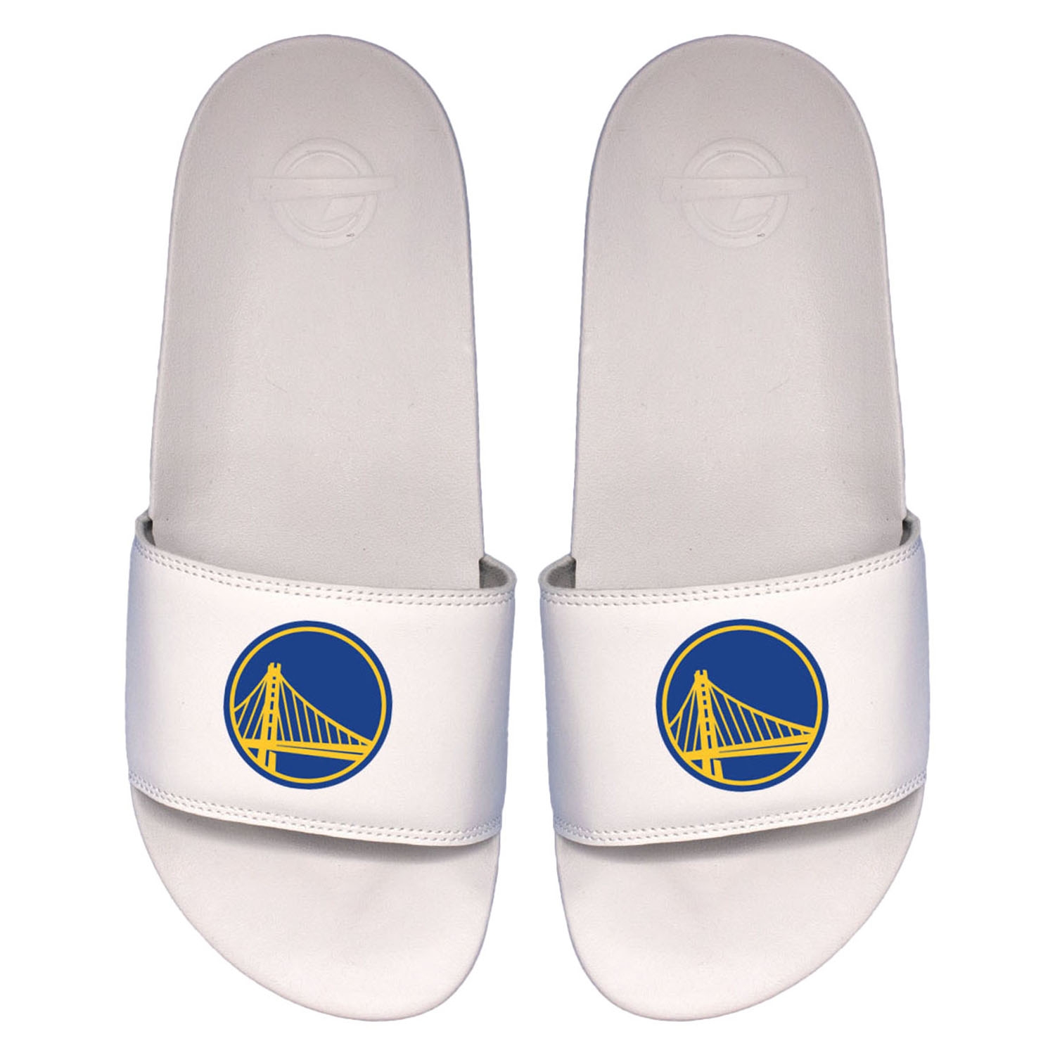 Golden State Warriors Primary Logo ISlide NBA Gel Slides White