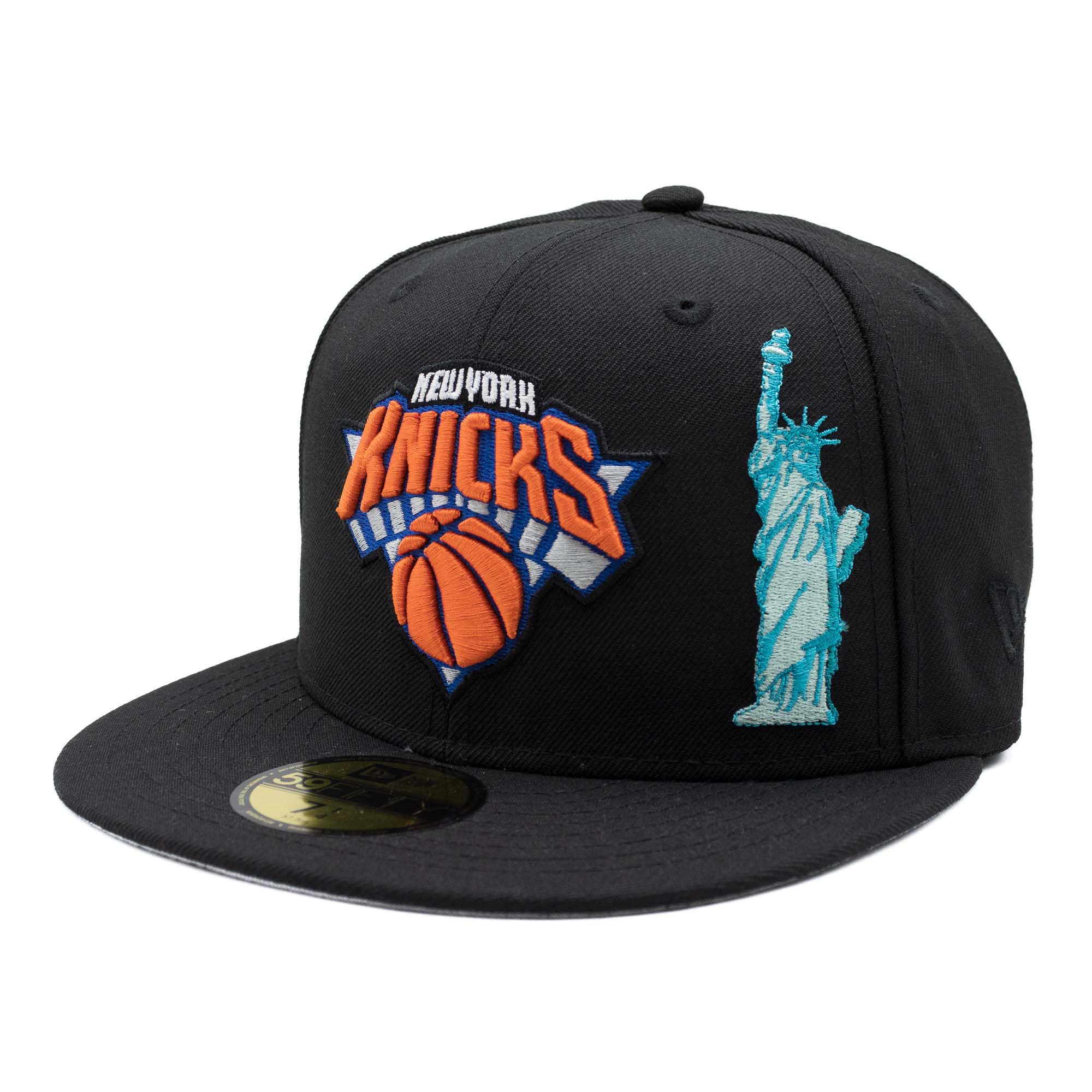 New York Knicks Statue of Liberty New Era 59FIFTY Fitted NBA Cap Blau