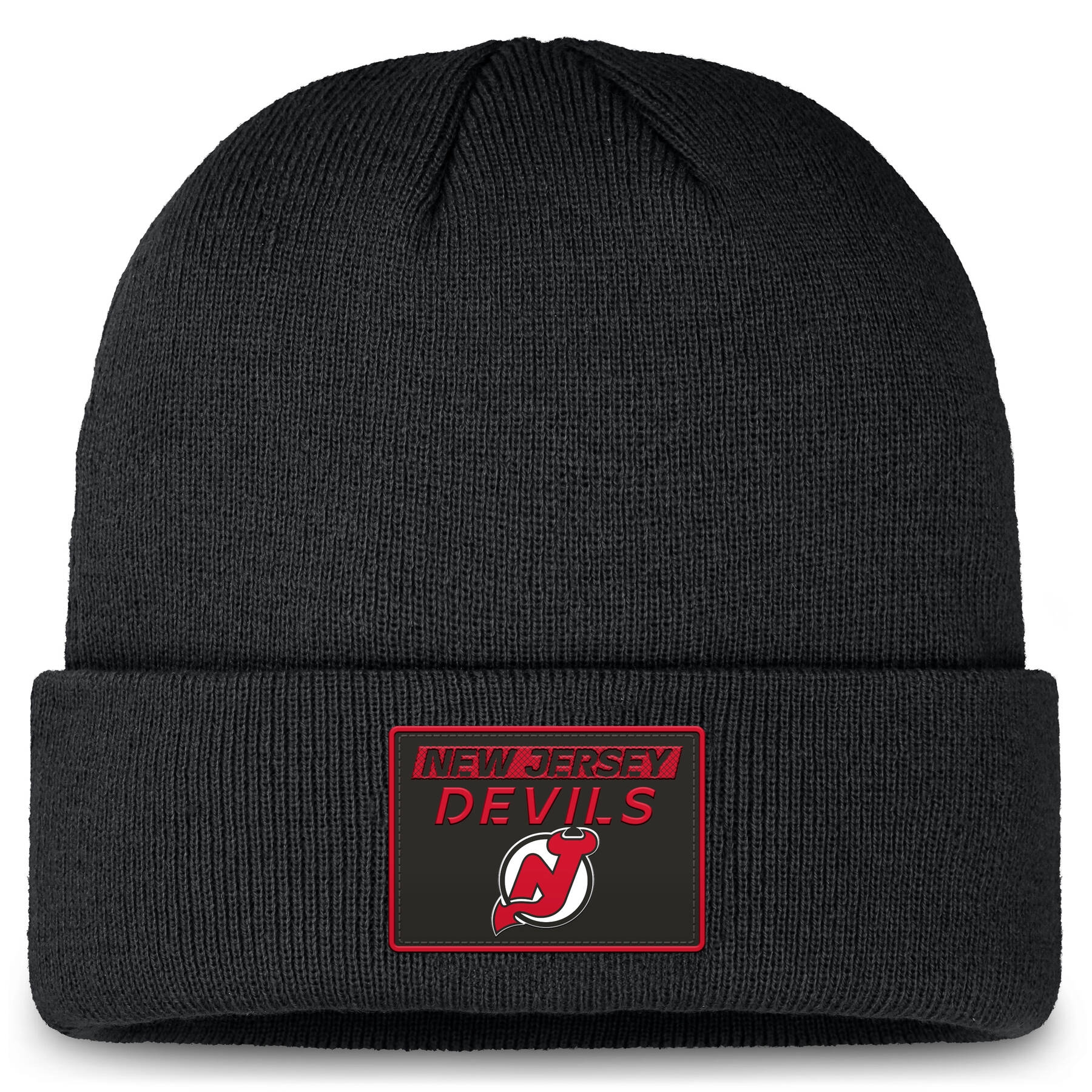 New Jersey Devils 2024/25 NHL Authentic Pro Beanie Wintermütze Schwarz