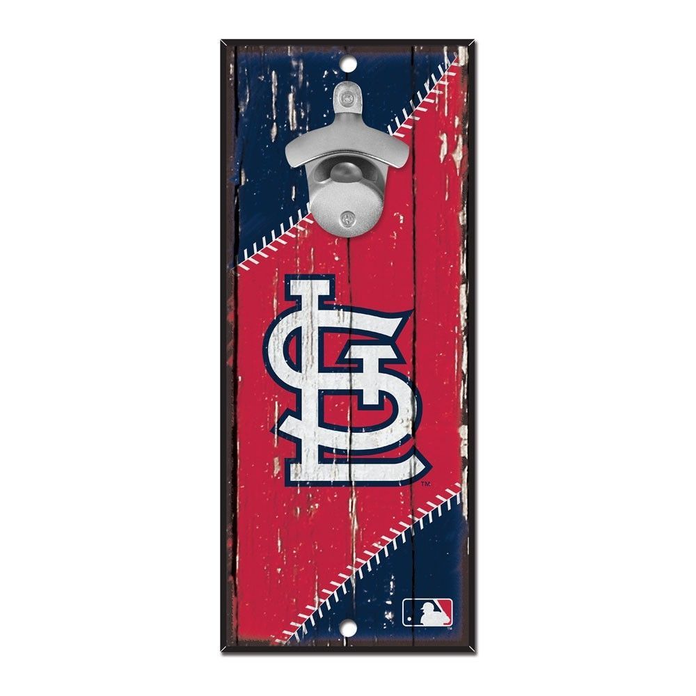 St. Louis Cardinals MLB Schild mit Flaschenöffner