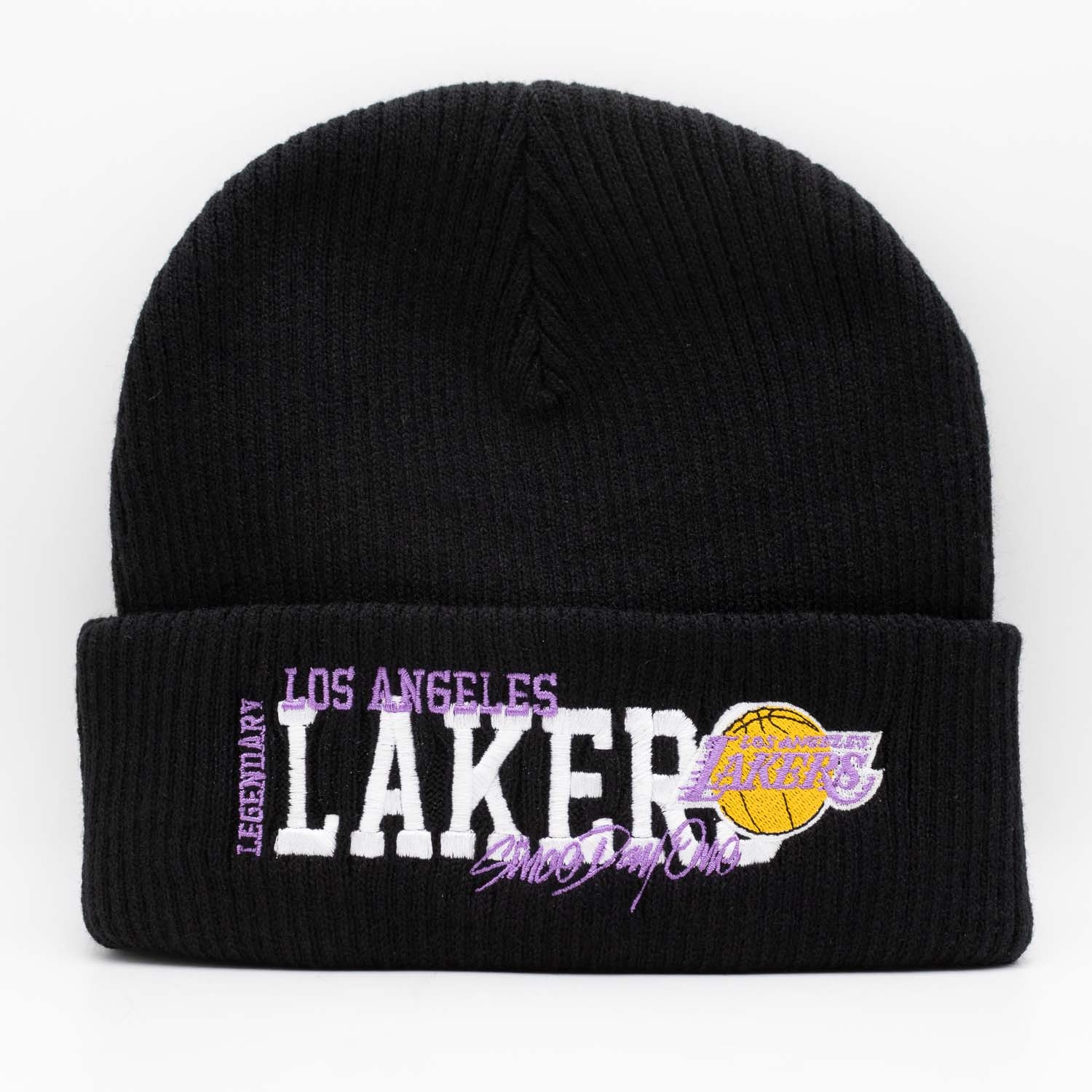 Los Angeles Lakers Mitchell & Ness Billboard NBA Beanie Schwarz