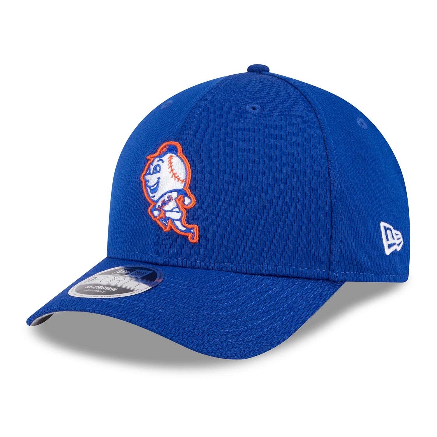 New York Mets 2025 MLB Clubhouse 9FORTY M-Crown Snapback Cap Blau