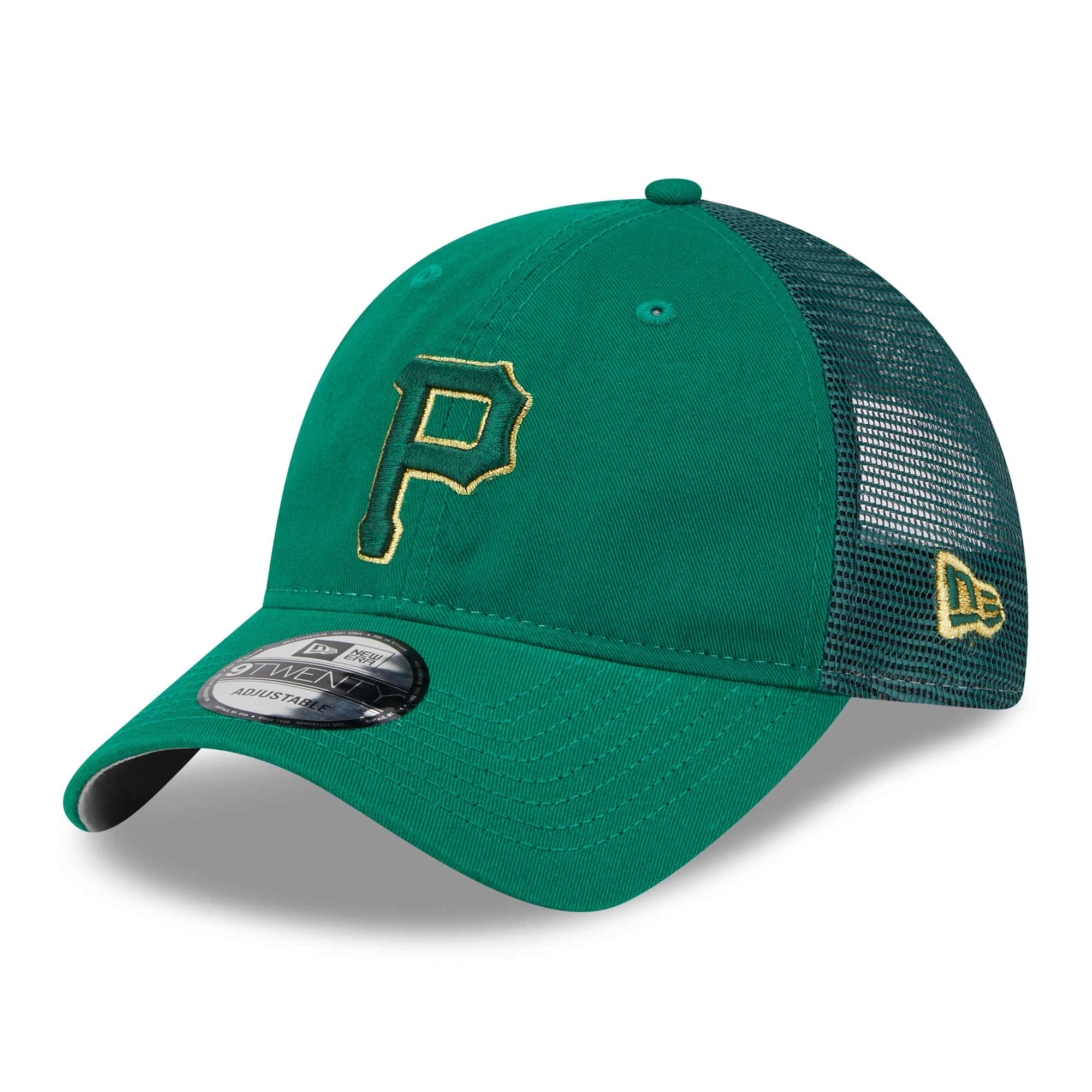 Pittsburgh Pirates 2023 St. Patrick's Day New Era 9TWENTY MLB Cap Grün