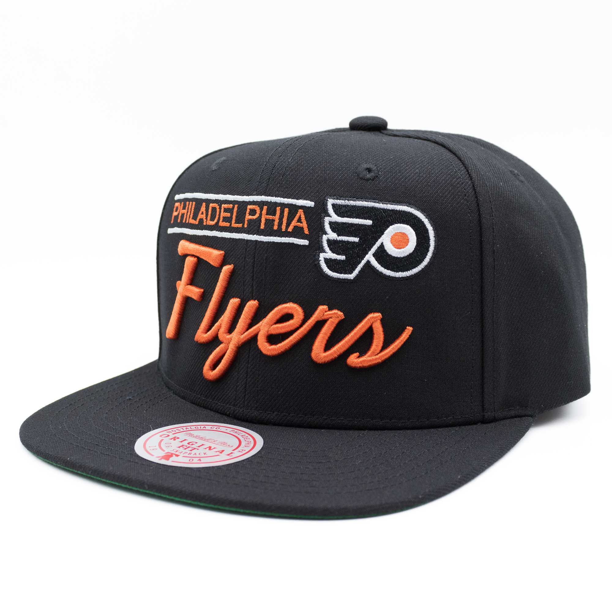 Philadelphia Flyers Retro Lock Up Mitchell & Ness Snapback NHL Cap Schwarz