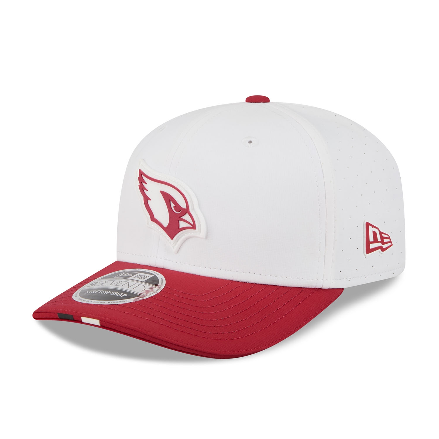 Arizona Cardinals 2025 NFL Training Camp New Era 9SEVENTY Stretch-Snap Cap OTC White