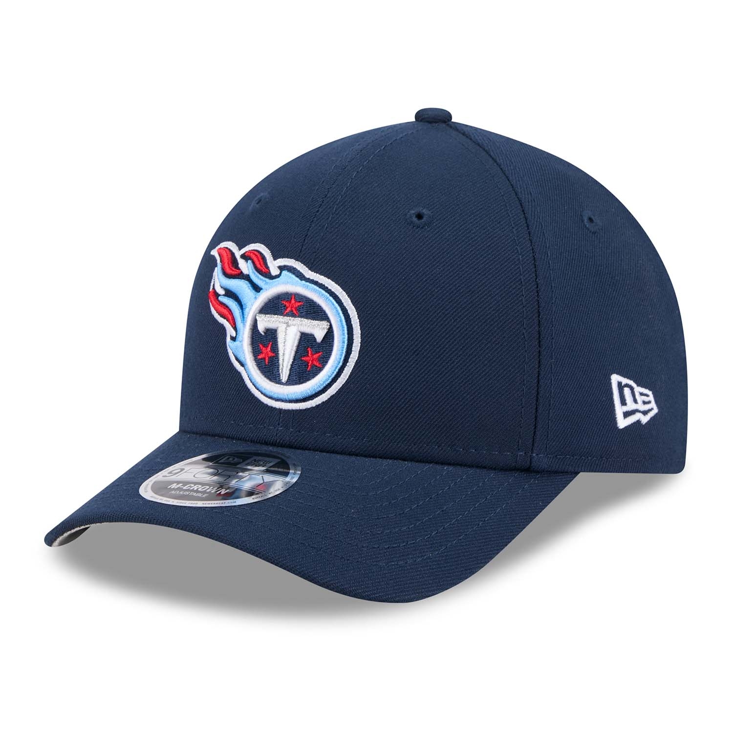 Tennessee Titans NFL Team Logo New Era 9FORTY M-Crown Snapback Cap Navy