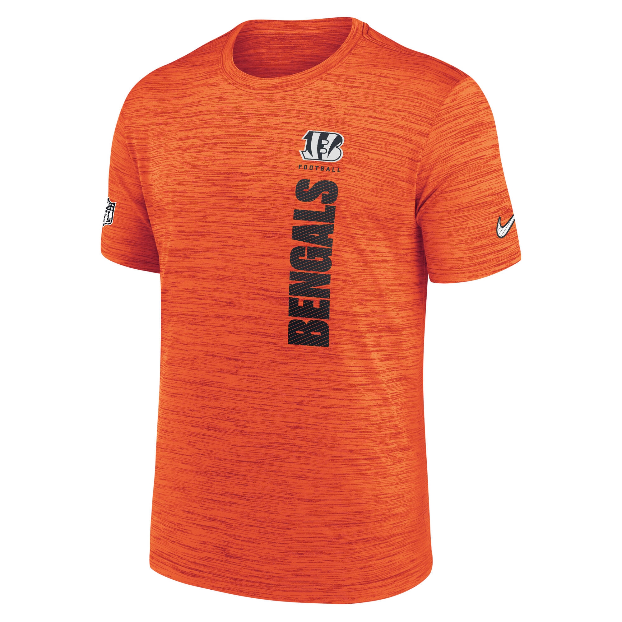 Cincinnati Bengals 2024 NFL Sideline Nike Velocity Performance T-Shirt Orange