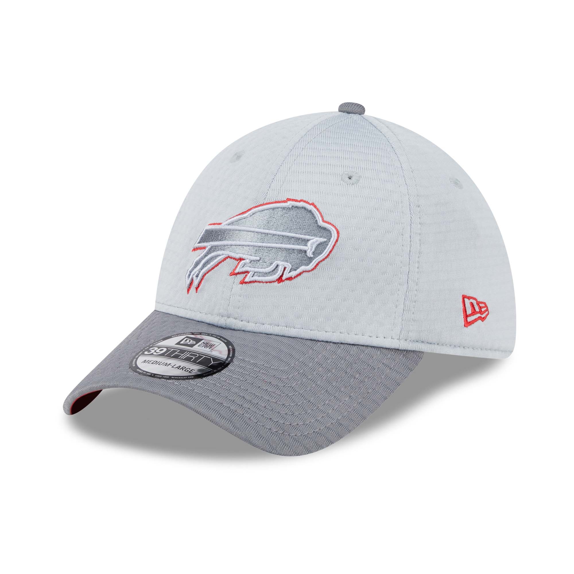 Buffalo Bills 2024 NFL Training Camp New Era 39THIRTY Flex Cap Gray