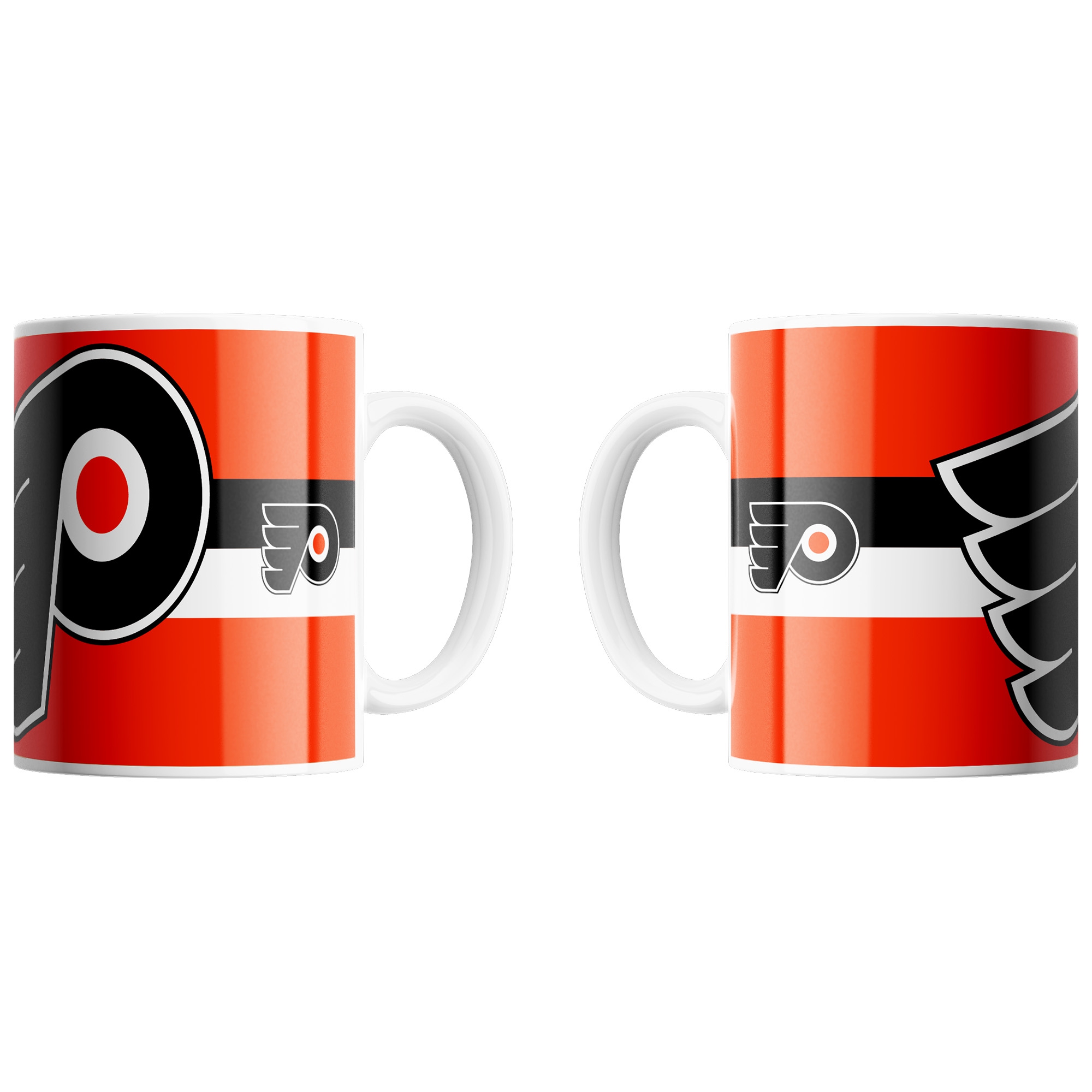Philadelphia Flyers Triple Logo NHL Jumbo Becher (450 ml)