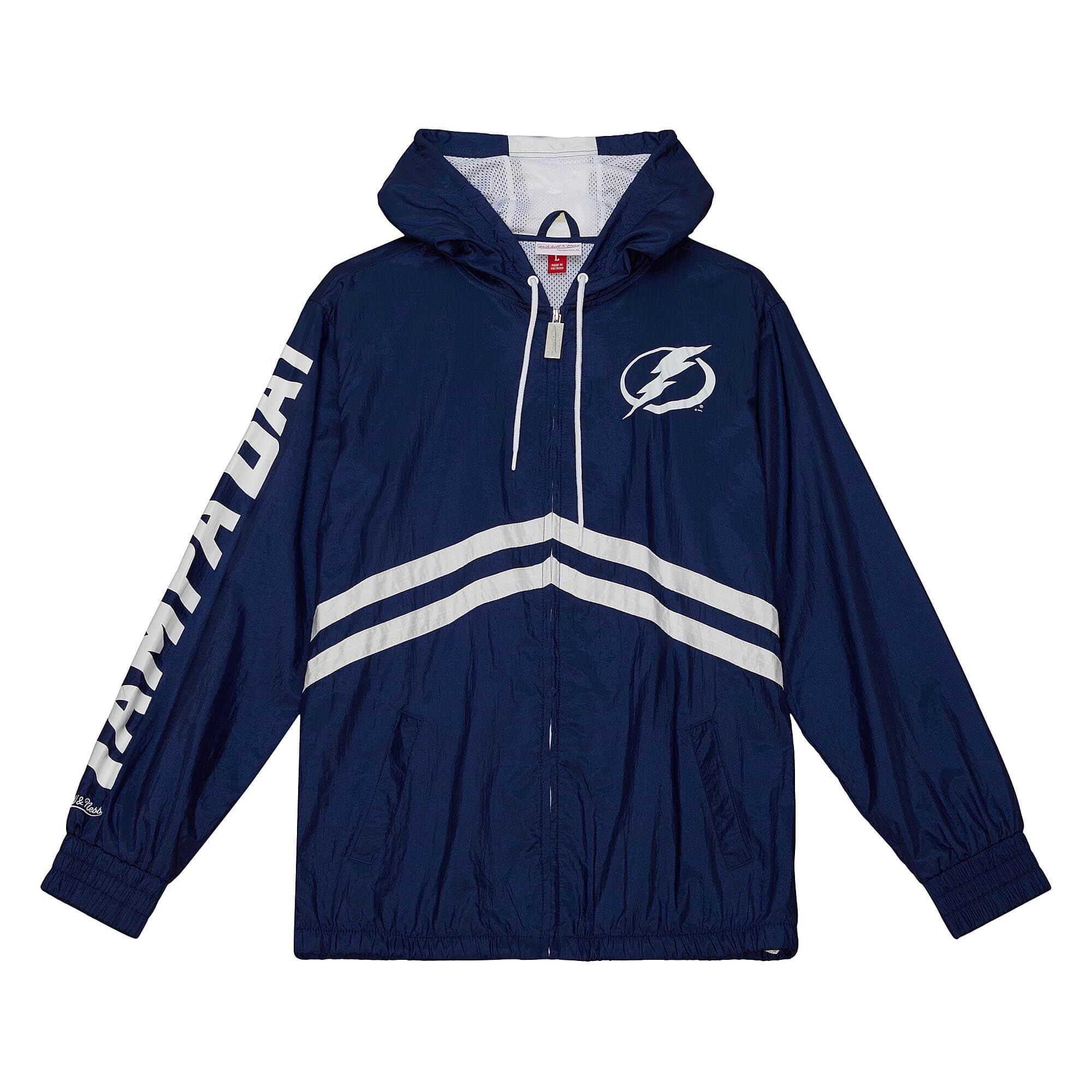 Tampa Bay Lightning Undeniable Mitchell & Ness NHL Windbreaker Jacket