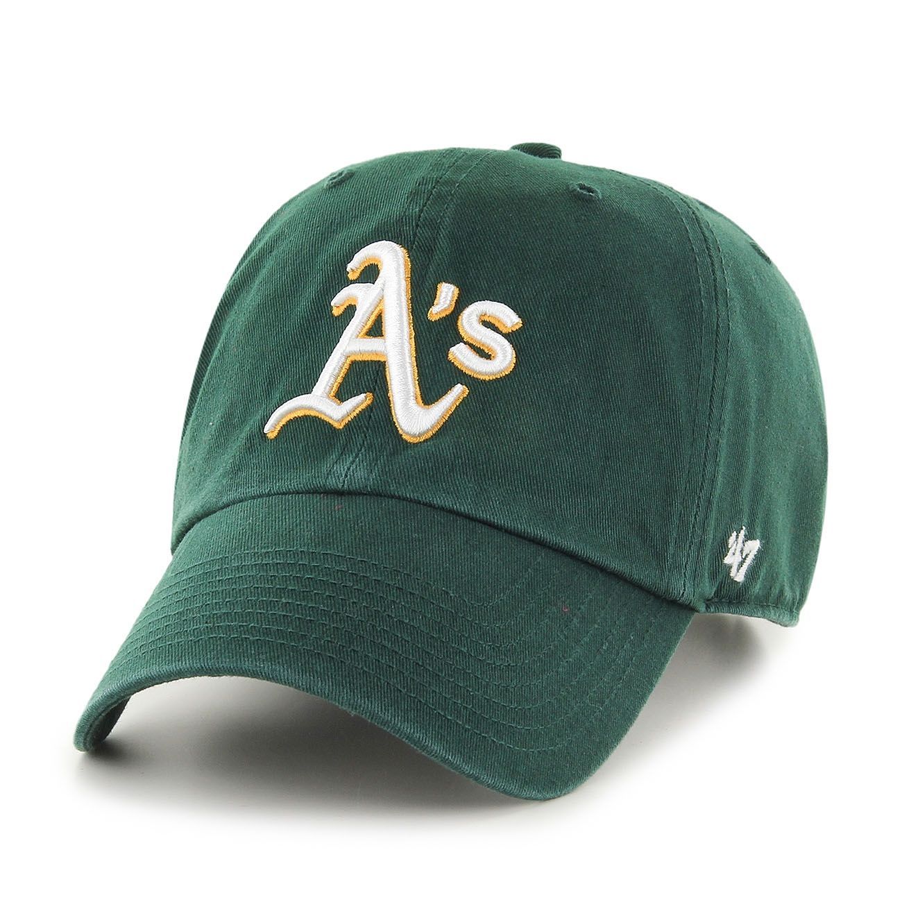 Oakland Athletics Clean Up Adjustable MLB Cap Green