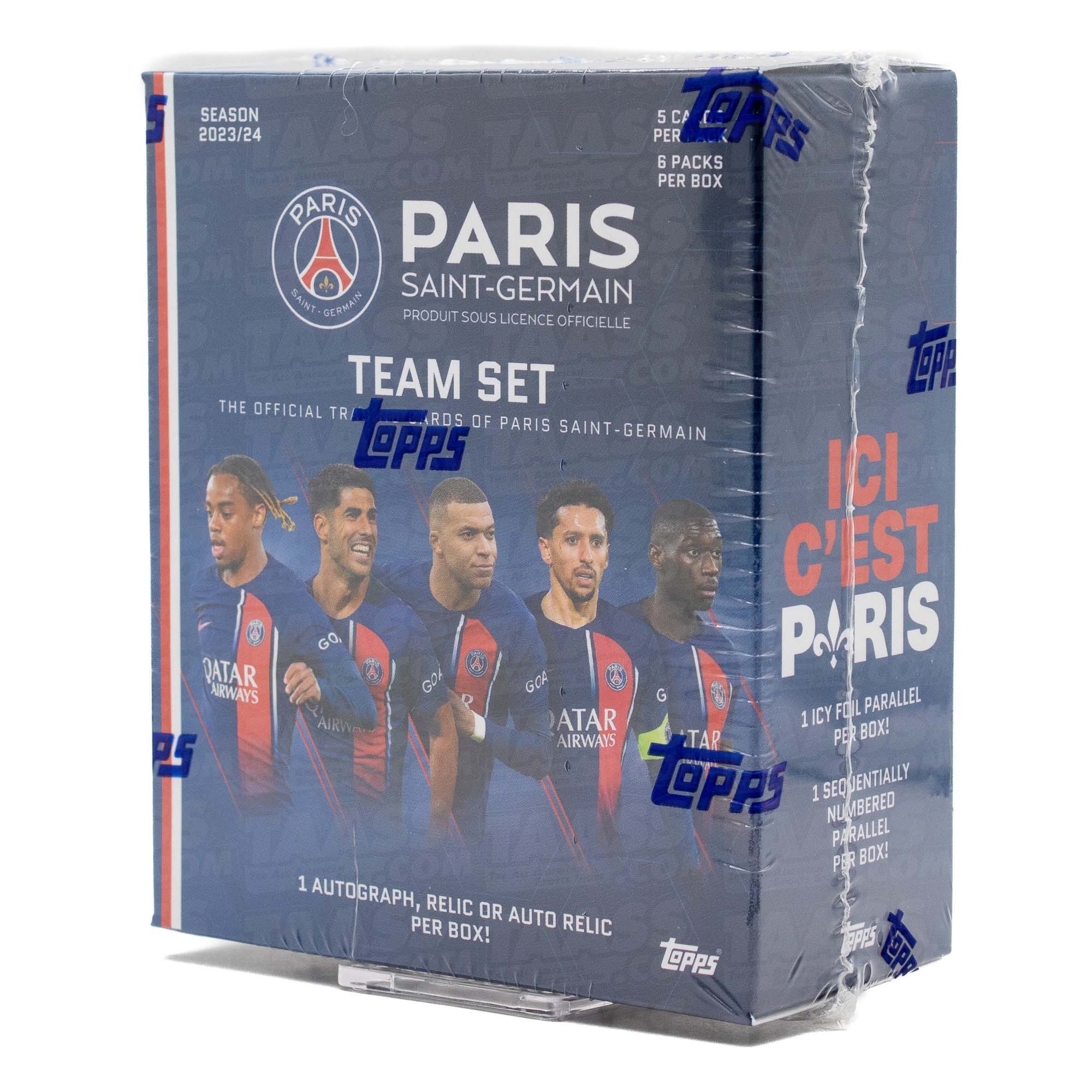 2023/24 Topps Paris Saint Germain Official PSG Team Set Box