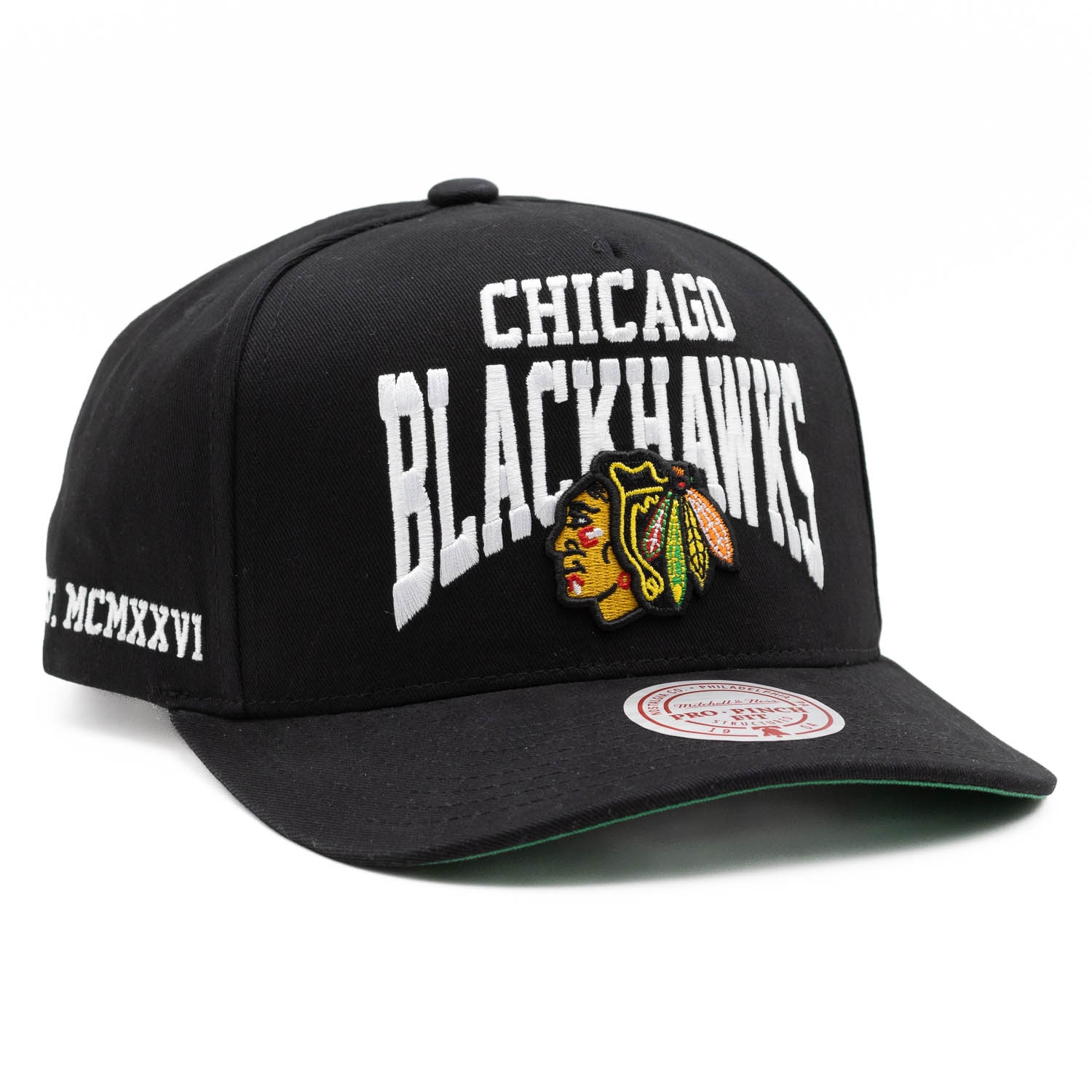 Chicago Blackhawks Big Time Mitchell & Ness Pro Pinch Snapback NHL Cap