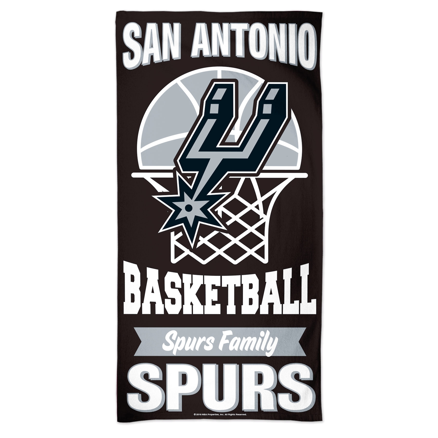 San Antonio Spurs Slogan WinCraft NBA Strandtuch