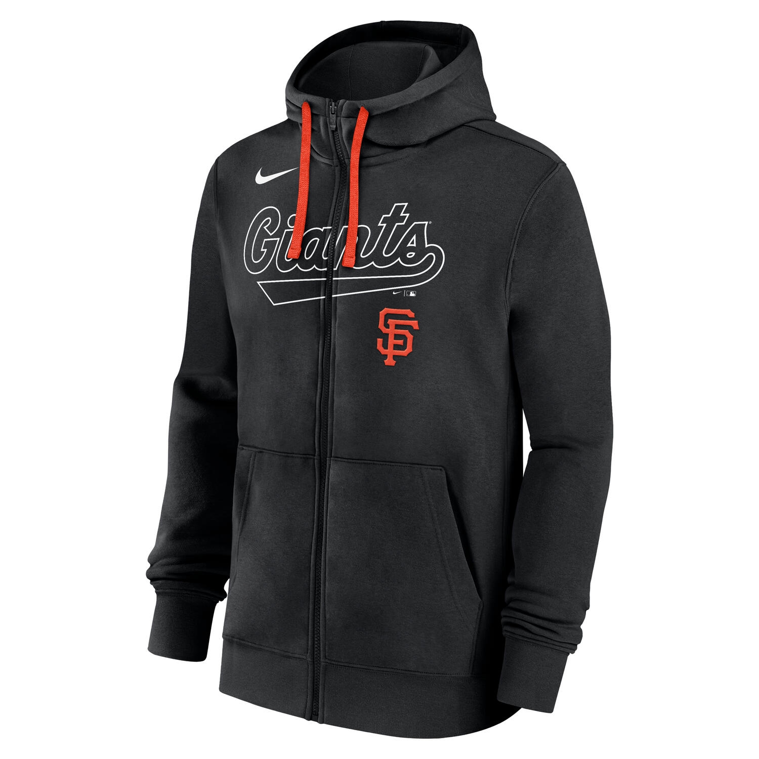 San Francisco Giants Knockout Script MLB Full-Zip Hoodie Black