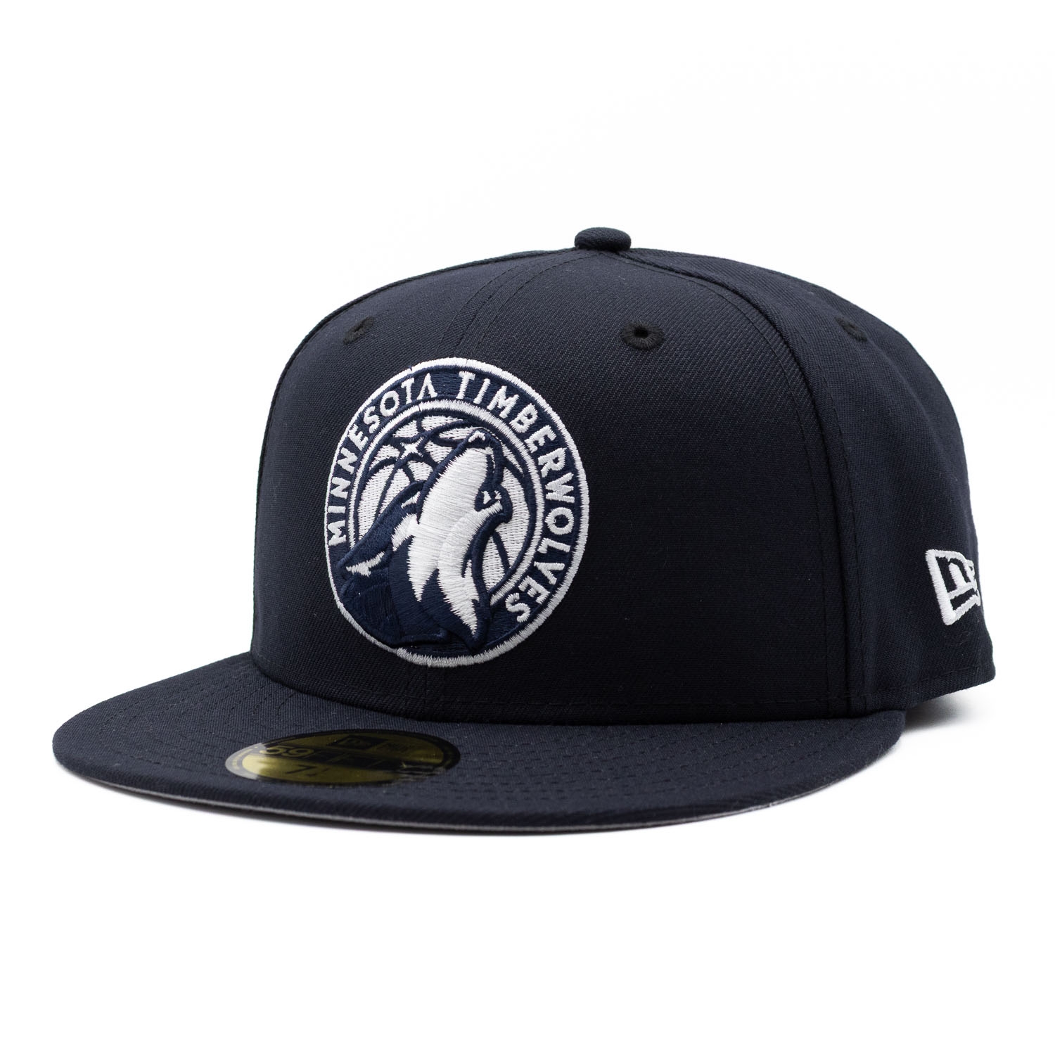 Minnesota Timberwolves Navy Logo New Era 59FIFTY Fitted NBA Cap