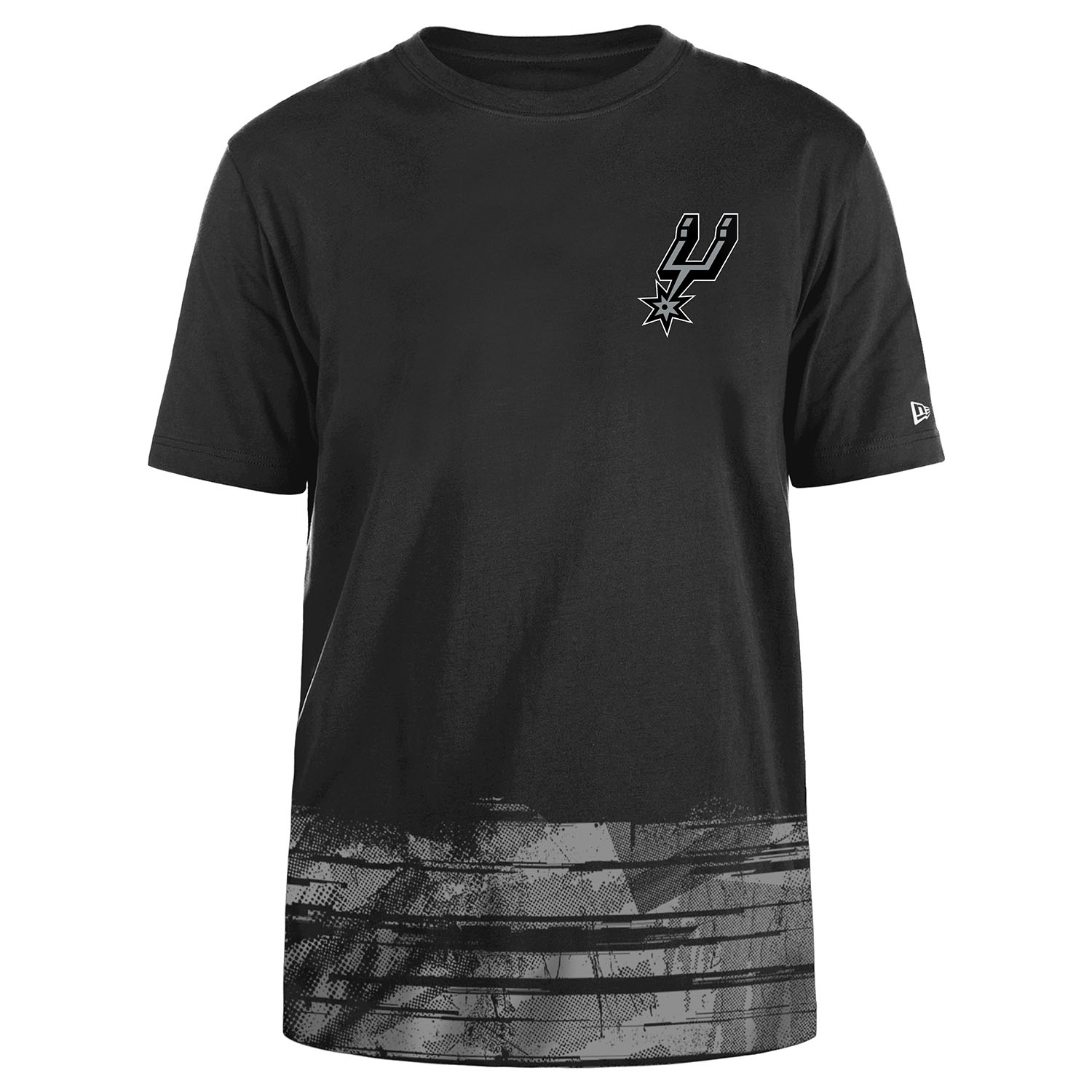 San Antonio Spurs 2024 NBA Tip-Off New Era T-Shirt Schwarz