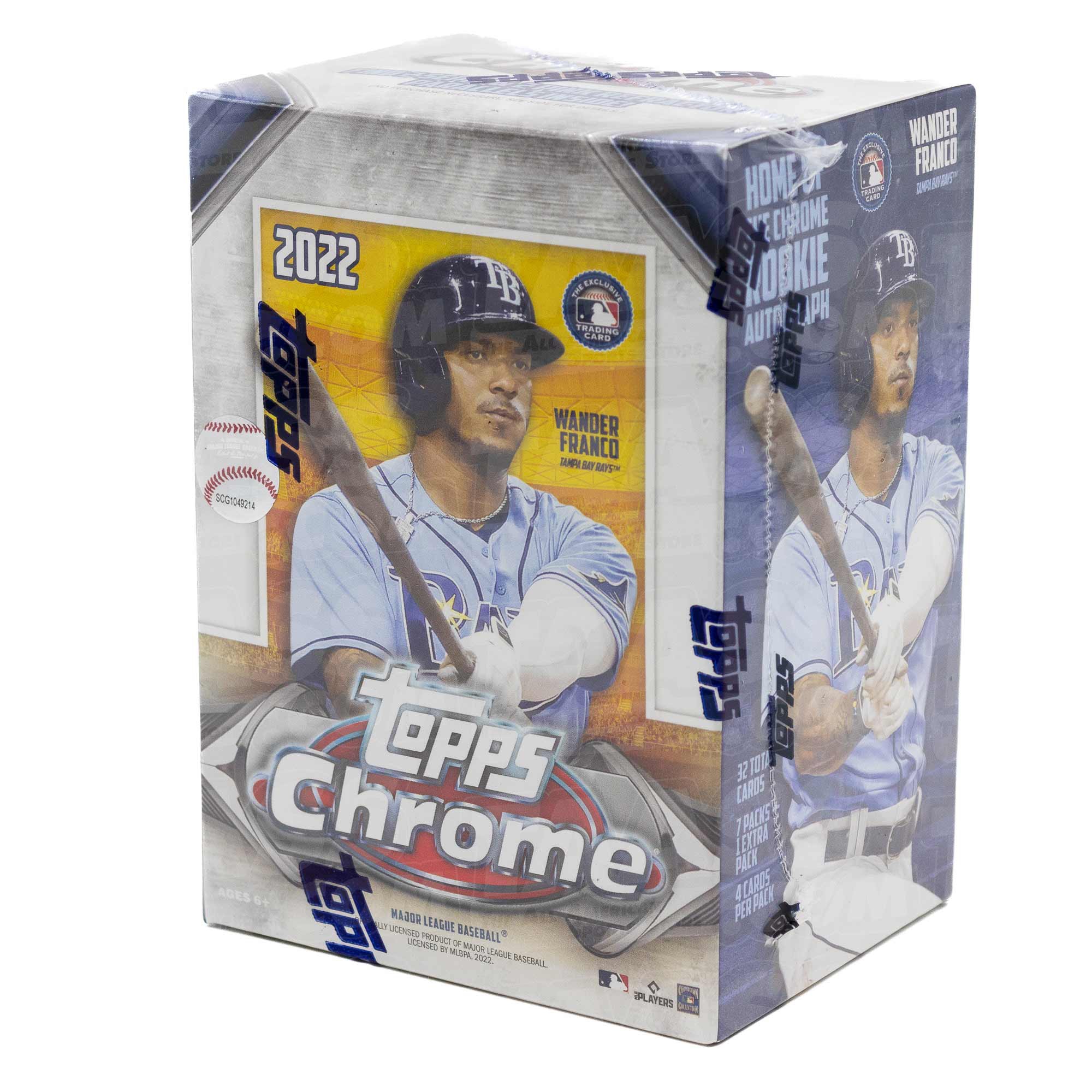 2022 Topps Chrome Baseball MLB Blaster Box