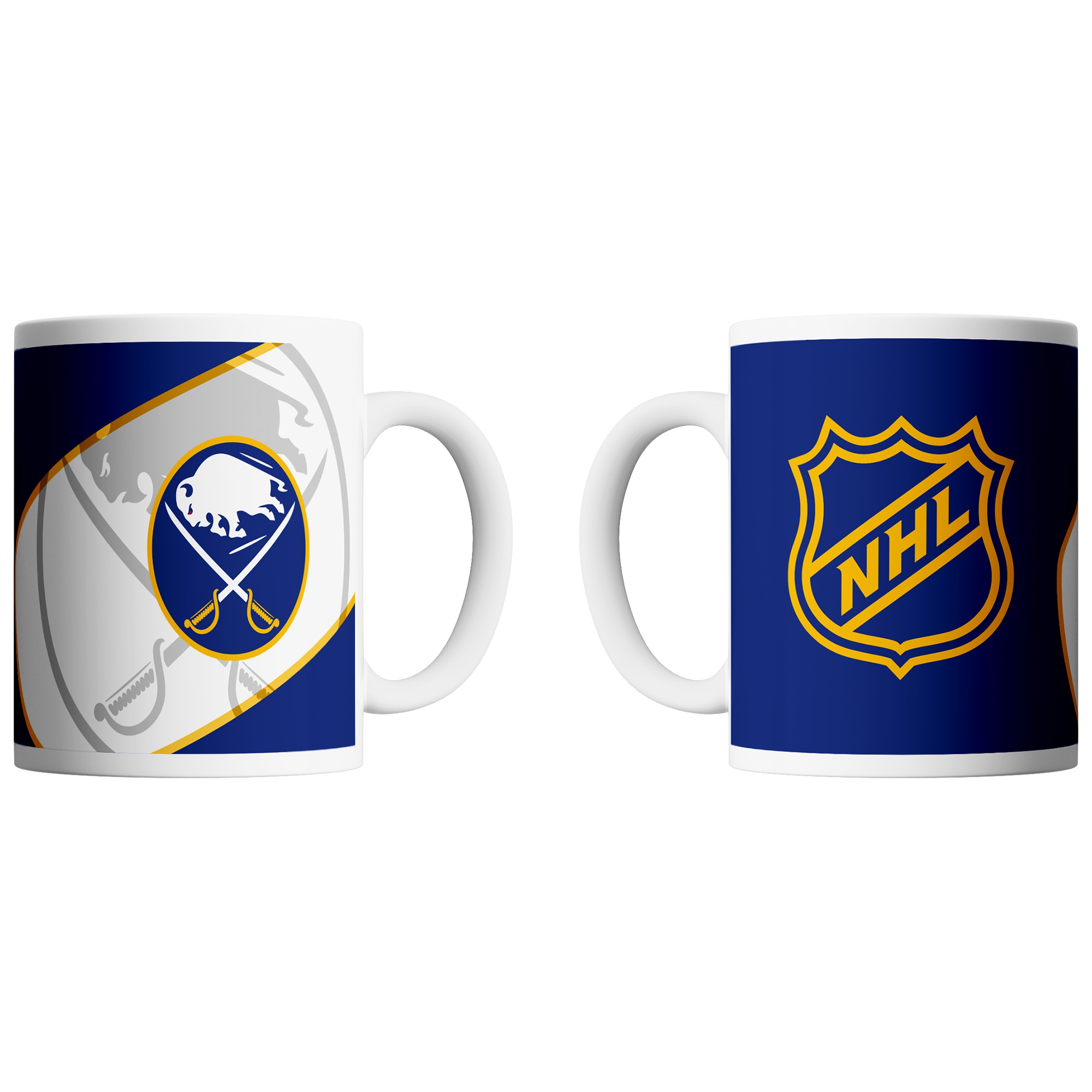 Buffalo Sabres Shadow Logo & Shield NHL Becher (330 ml)