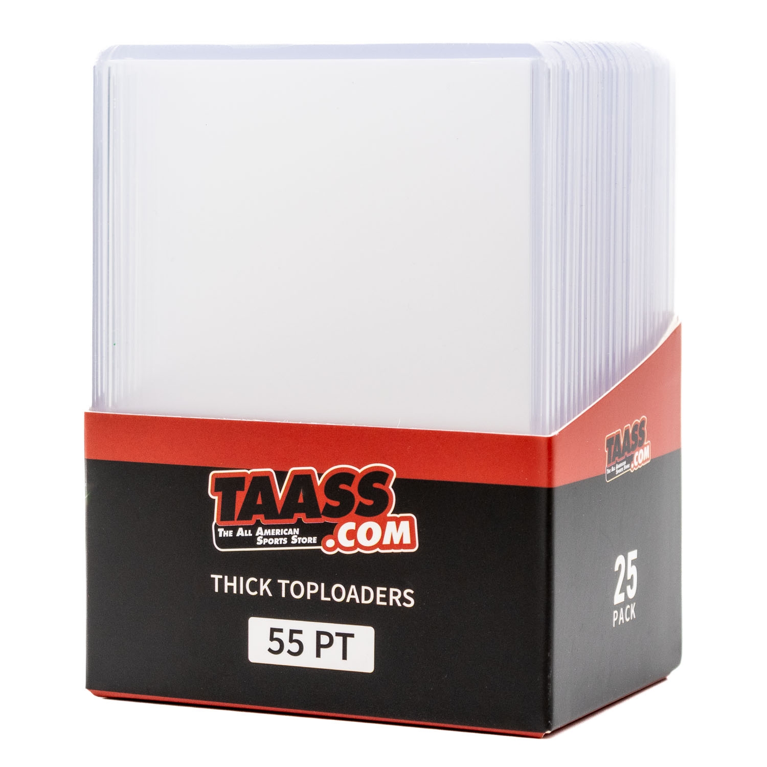 TAASS.com Toploaders 3 x 4" Thick - 55 pt (25/Pack)