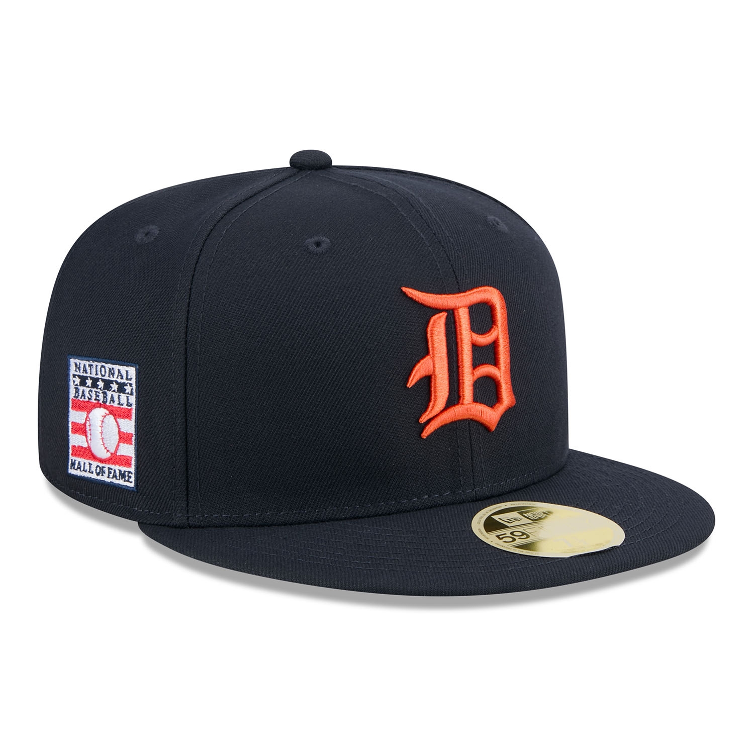 Detroit Tigers 2025 MLB Hall of Fame 59FIFTY Fitted Cap Navy