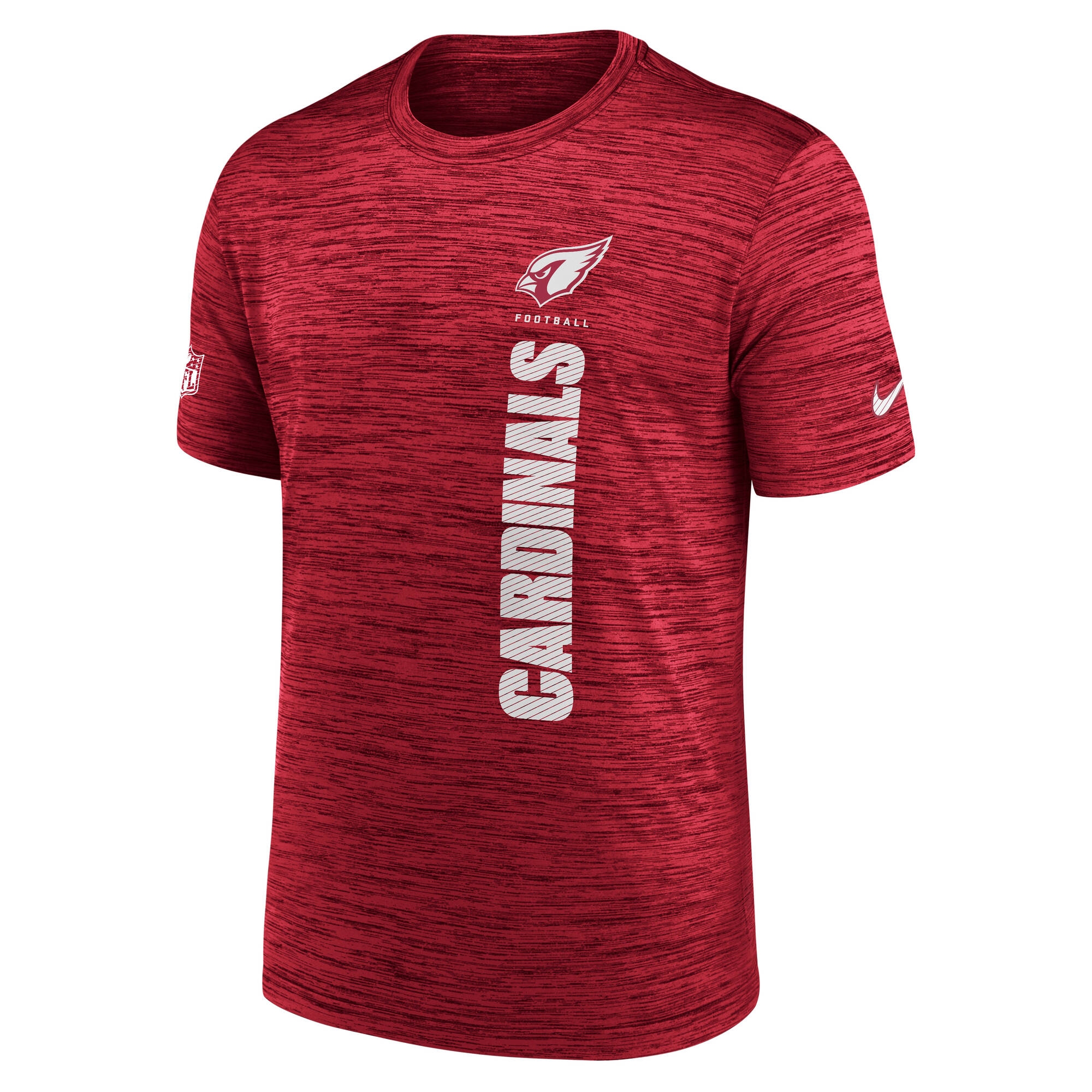 Arizona Cardinals 2024 NFL Sideline Nike Velocity Performance T-Shirt Rot