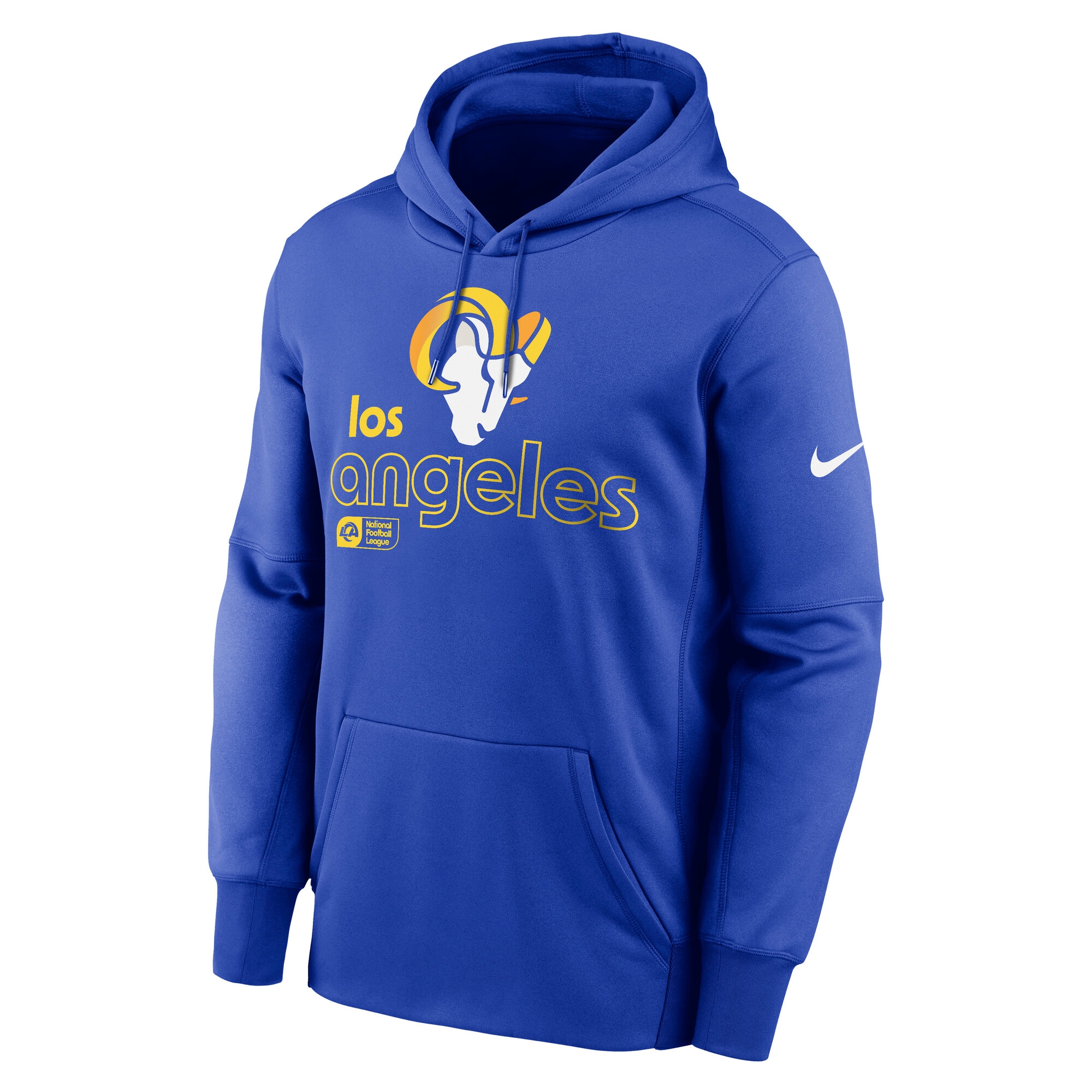 Los Angeles Rams Peformance Nike Therma-FIT NFL Hoodie Blau