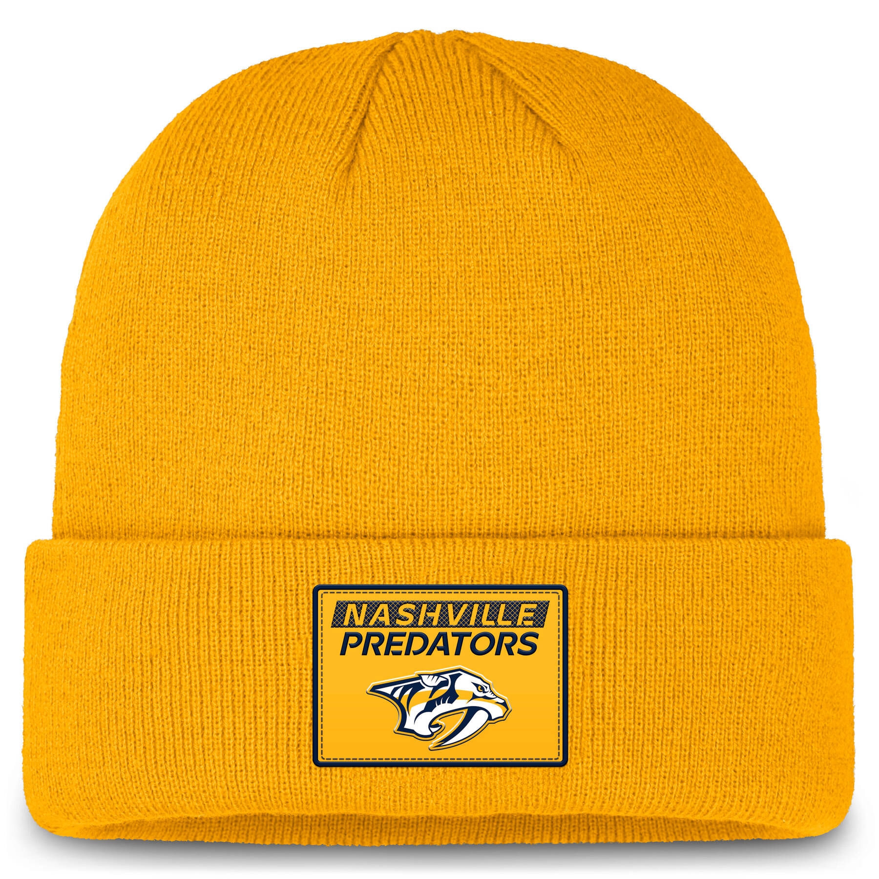 Nashville Predators 2024/25 NHL Authentic Pro Beanie Knit Hat Yellow