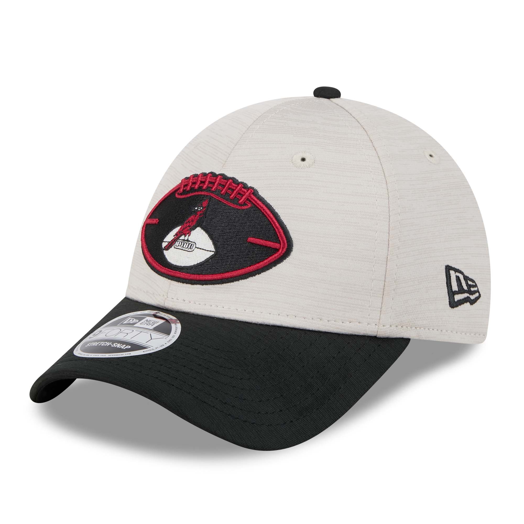 Arizona Cardinals Historic 2024 NFL Sideline New Era Stretch-Snap 9FORTY Cap