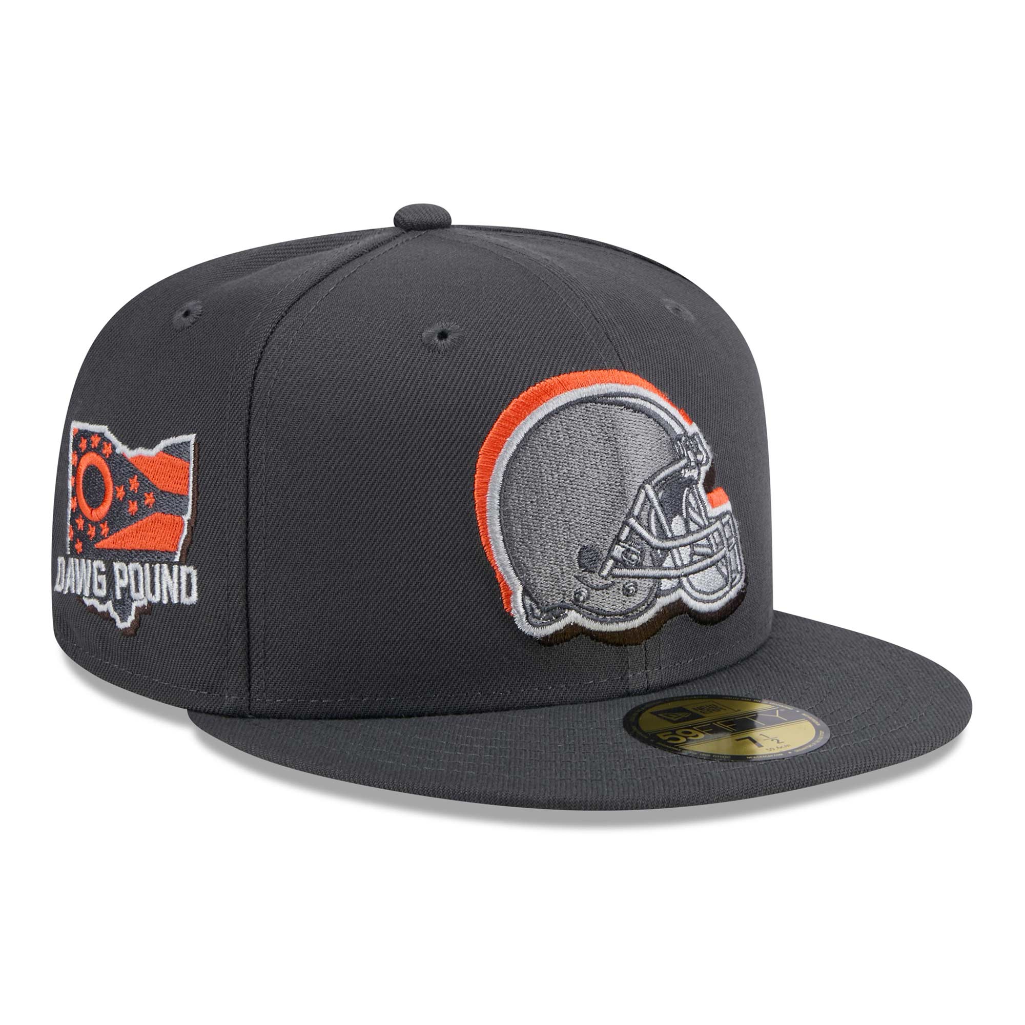 Cleveland Browns On-Stage 2024 NFL Draft New Era 59FIFTY Fitted Cap Grau