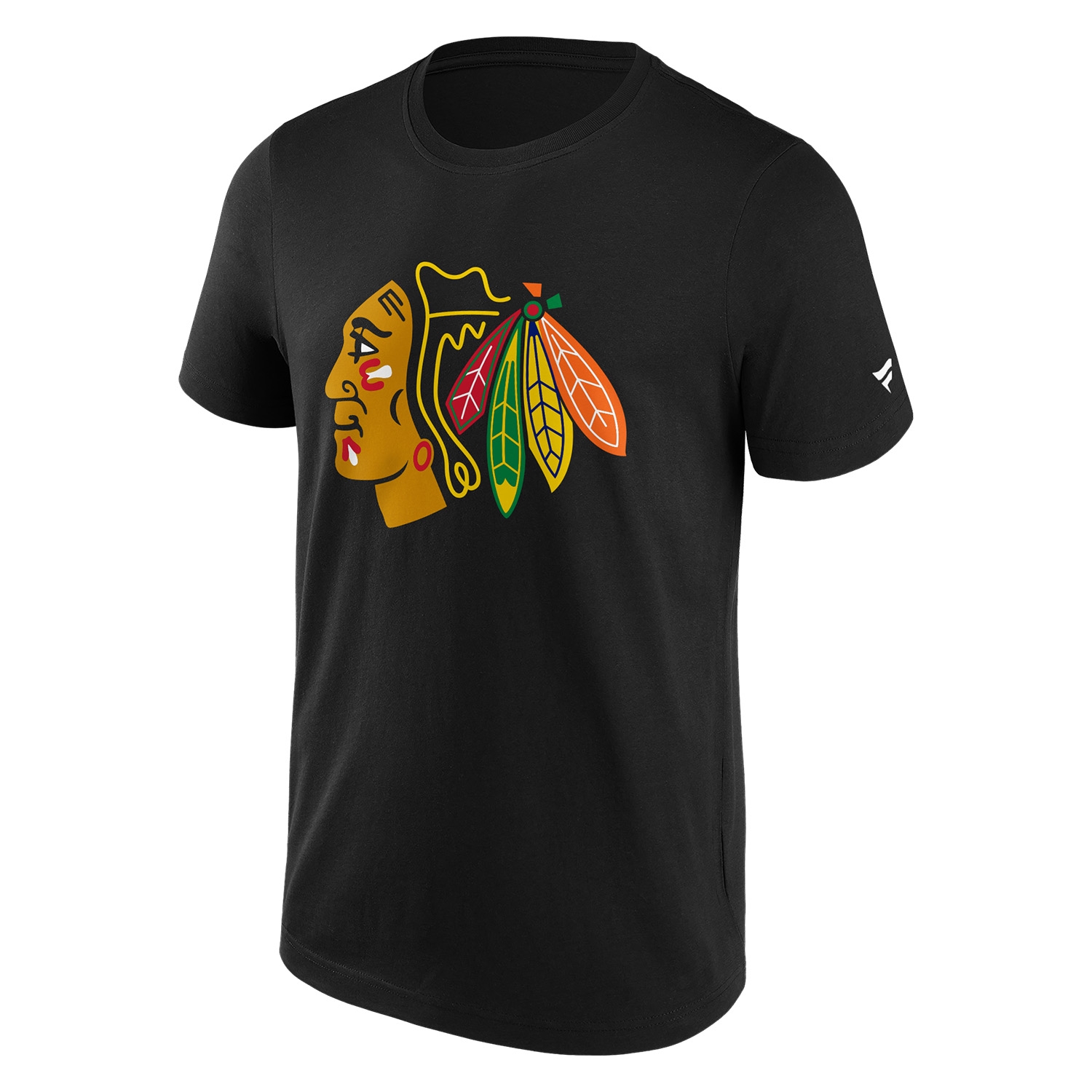 Chicago Blackhawks Primary Logo NHL T-Shirt Schwarz
