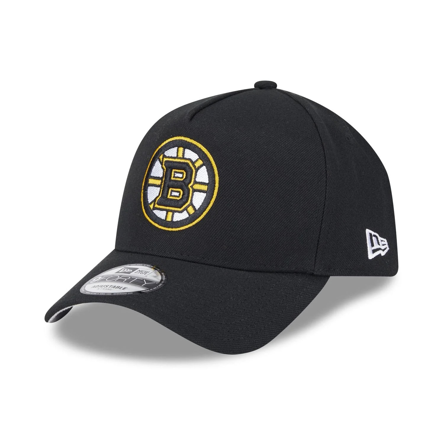 Boston Bruins New Era 9FORTY A-Frame Trucker NHL Cap Black