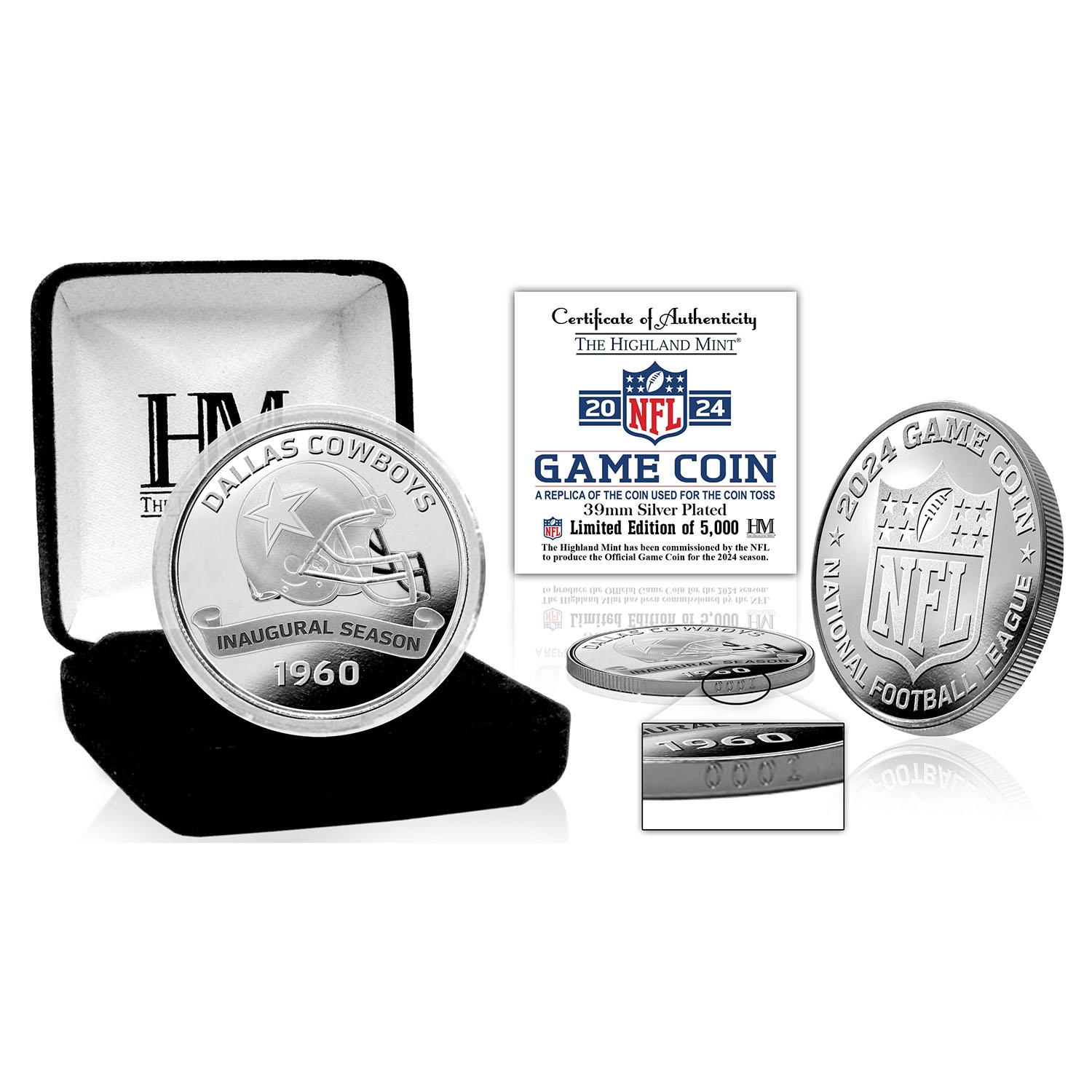 Dallas Cowboys 2024 NFL Game Flip Coin