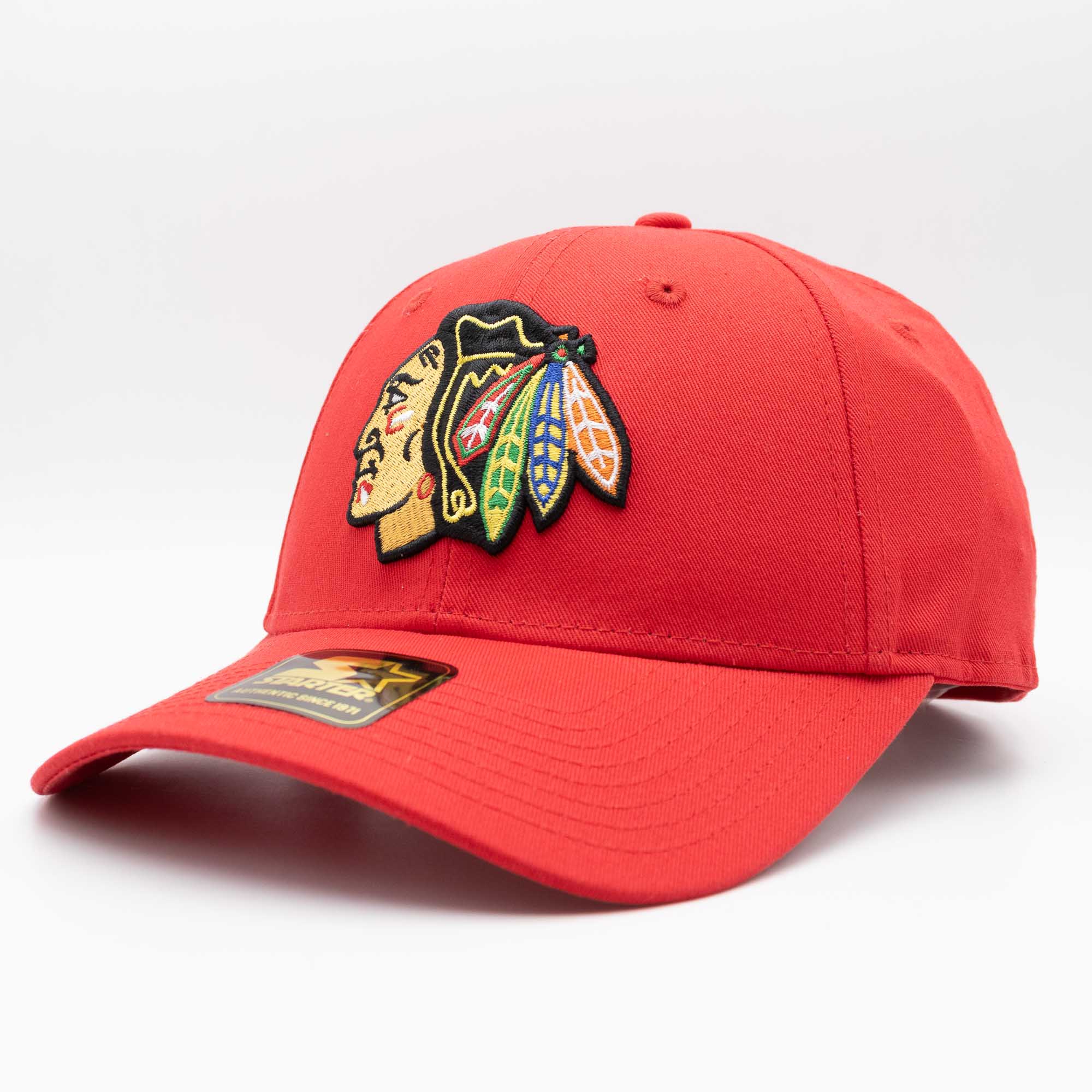 Chicago Blackhawks Starter Score NHL Snapback Cap Rot