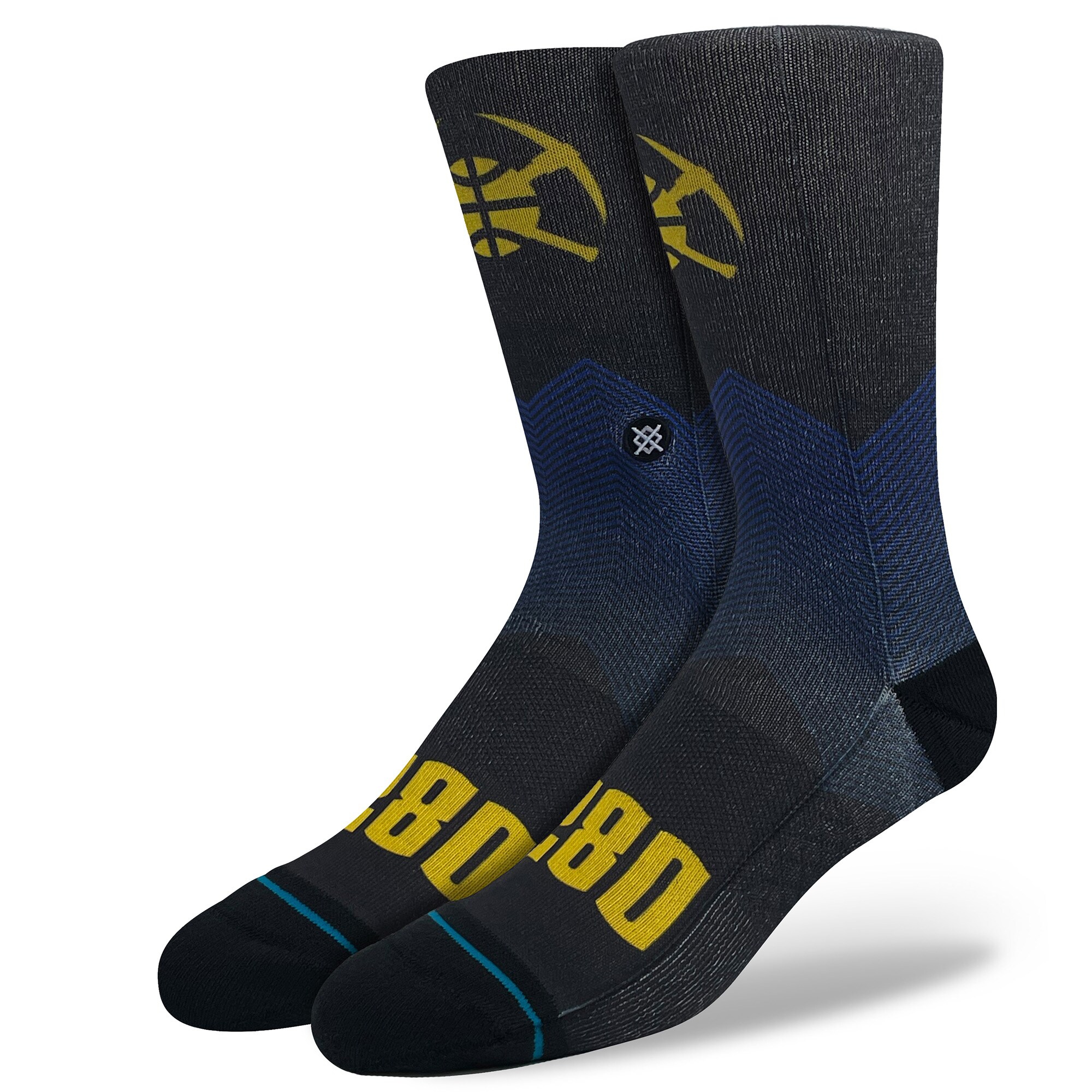 Denver Nuggets 2023/24 NBA City Edition Stance Crew Socks