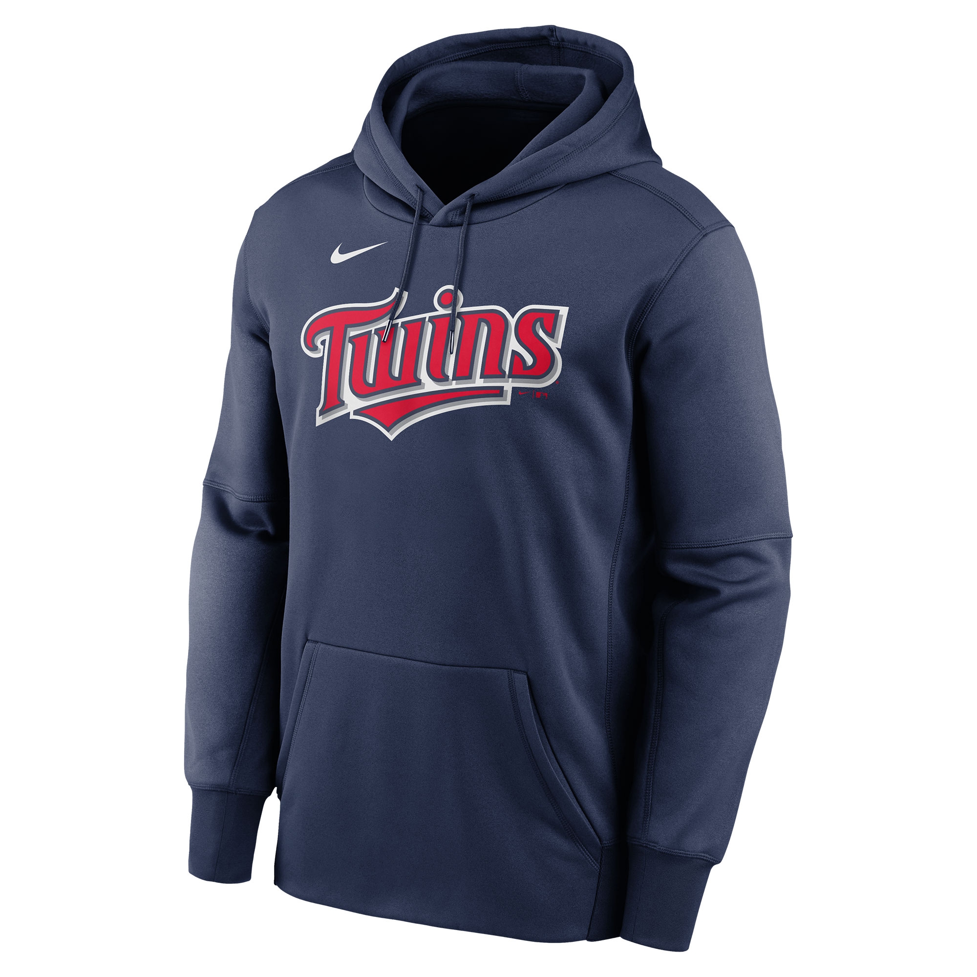 Minnesota Twins Wordmark Nike Therma Dri-FIT MLB Hoodie Navy